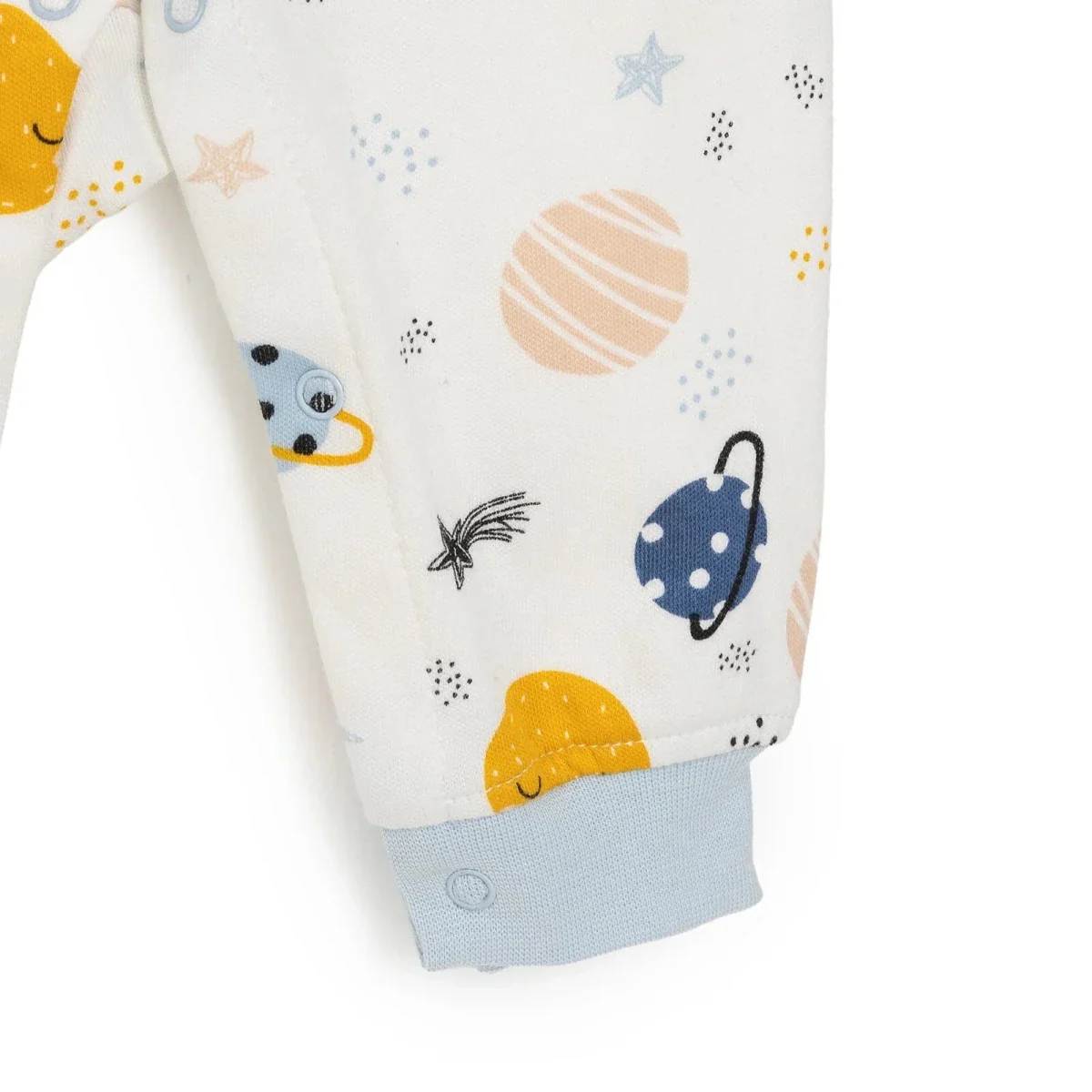 HelloBaby Newborn Boy Jumpsuit - Ecru - Image 7