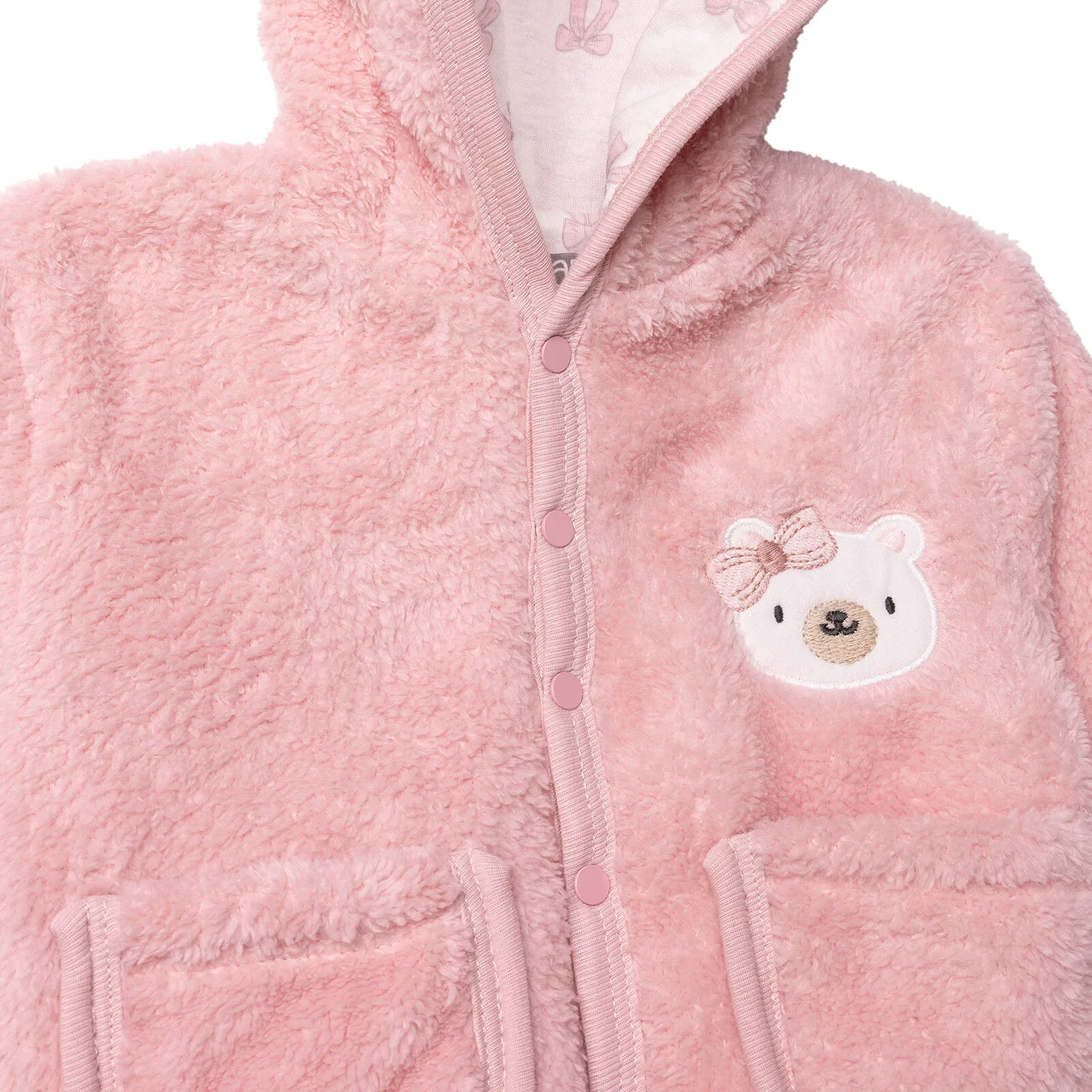 HelloBaby Newborn Cardigan - Pink - Image 6