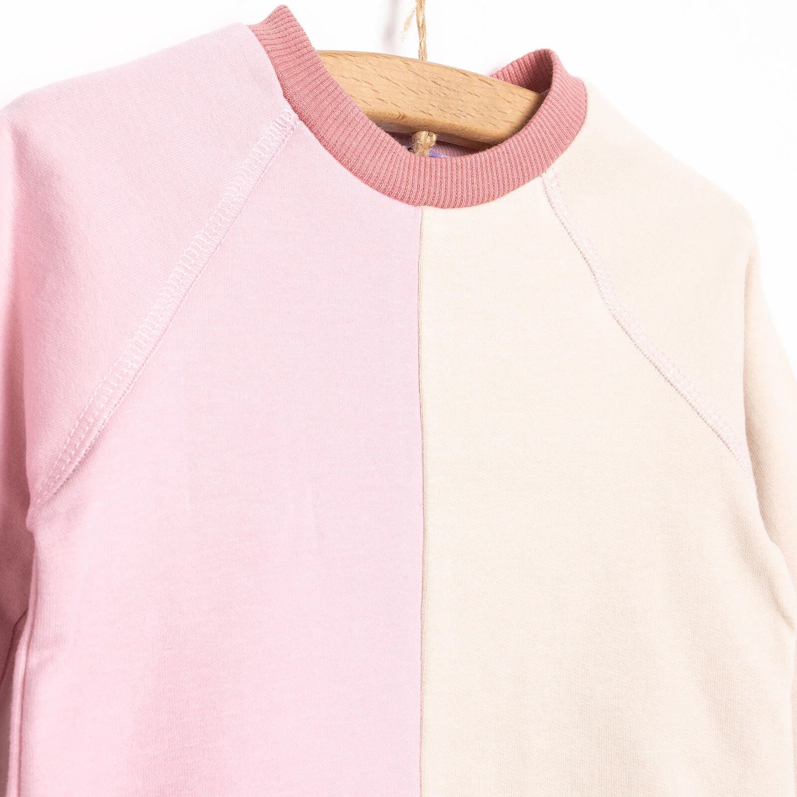 HelloBaby Newborn Colour Block Sweatshirt - Pink - Image 3