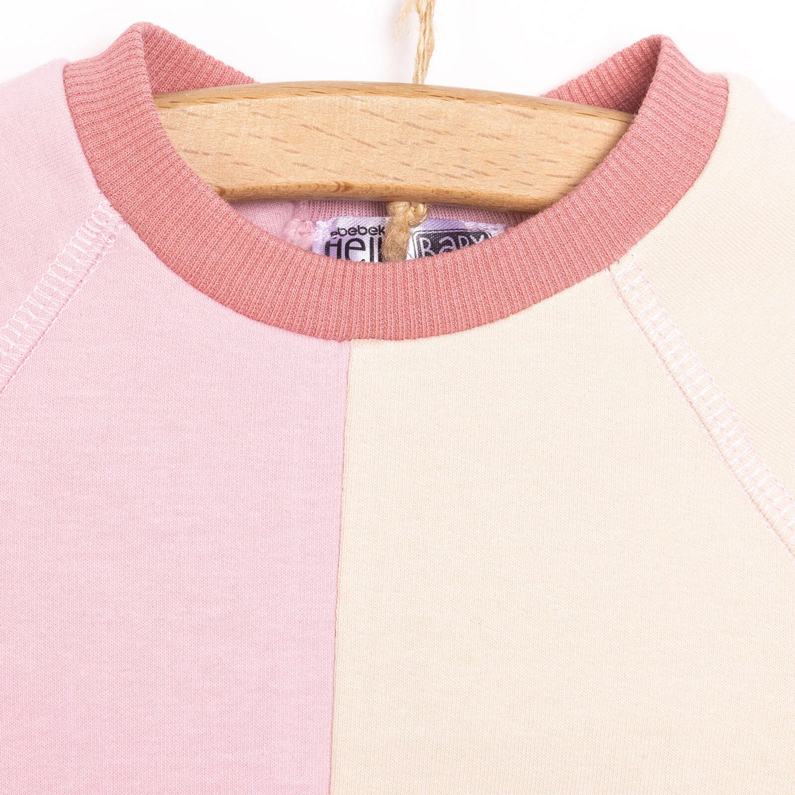 HelloBaby Newborn Colour Block Sweatshirt - Pink - Image 4