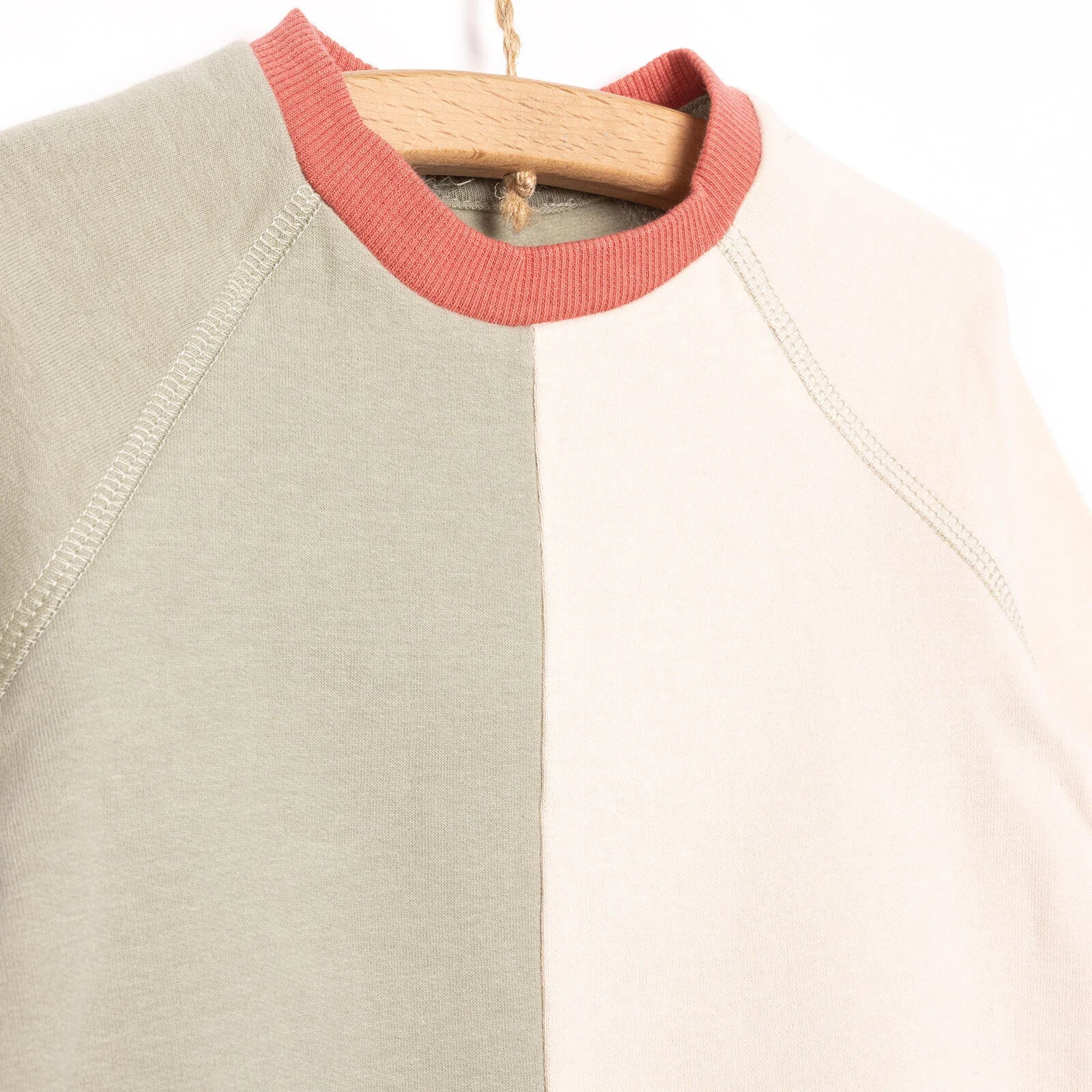 HelloBaby Newborn Colour Block Sweatshirt - Green - Image 3