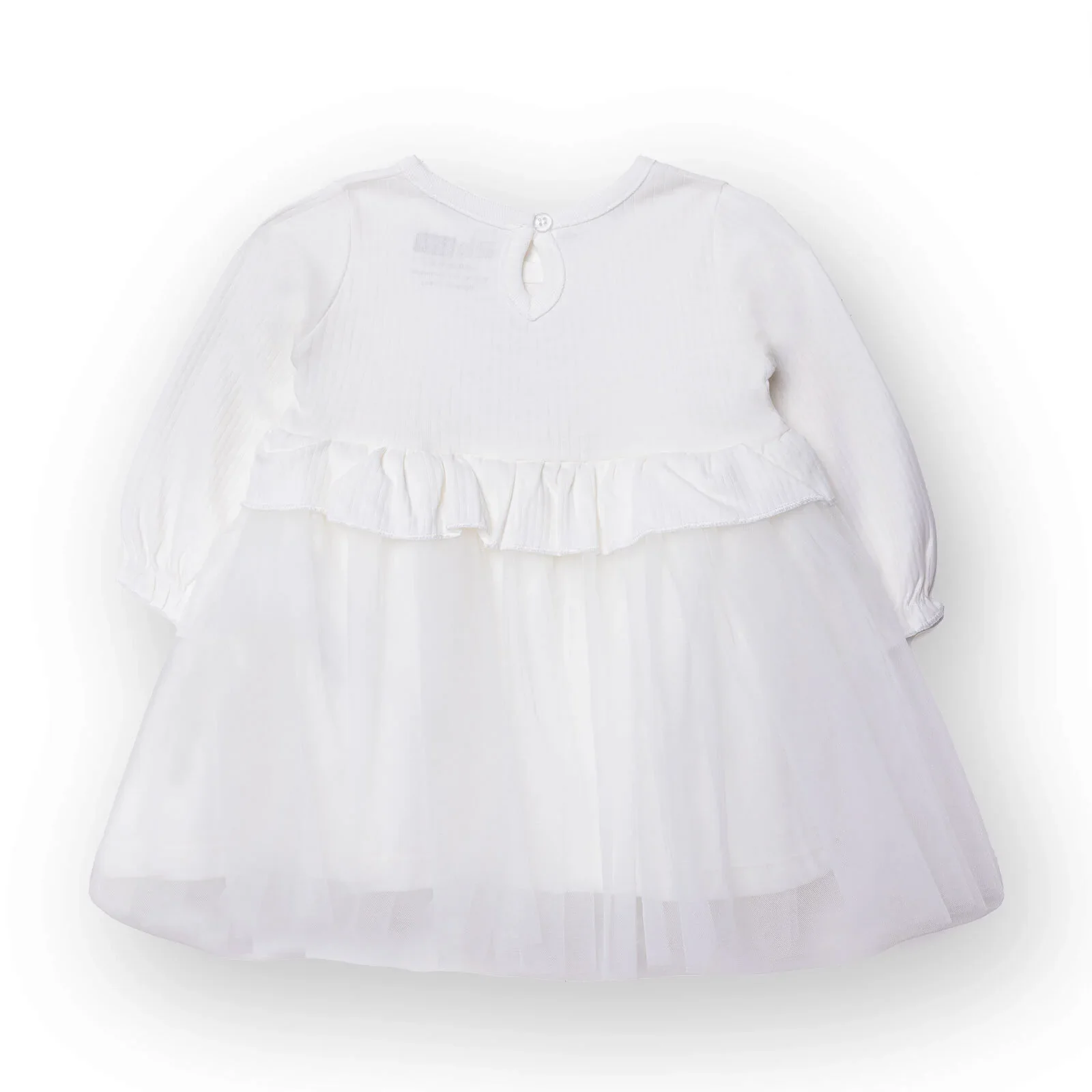 HelloBaby Newborn Dress - Ecru - Image 2