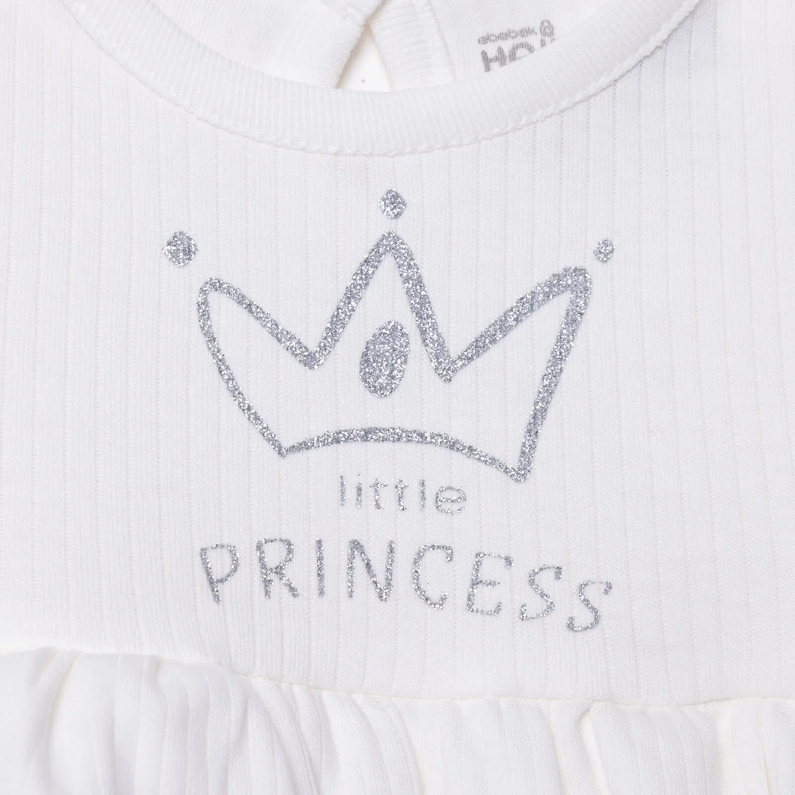 HelloBaby Newborn Dress - Ecru - Image 4