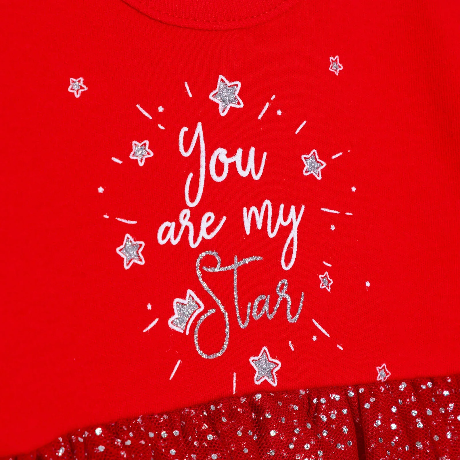 HelloBaby My First Christmas Newborn Girl Dress-Body - Red - Image 4