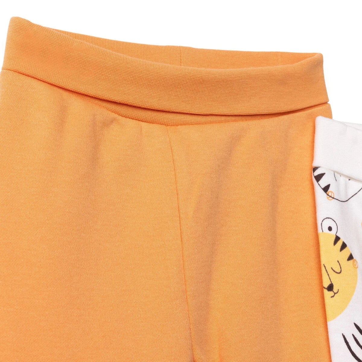 HelloBaby Newborn Footed Bottom 2 pcs - Orange - Image 4