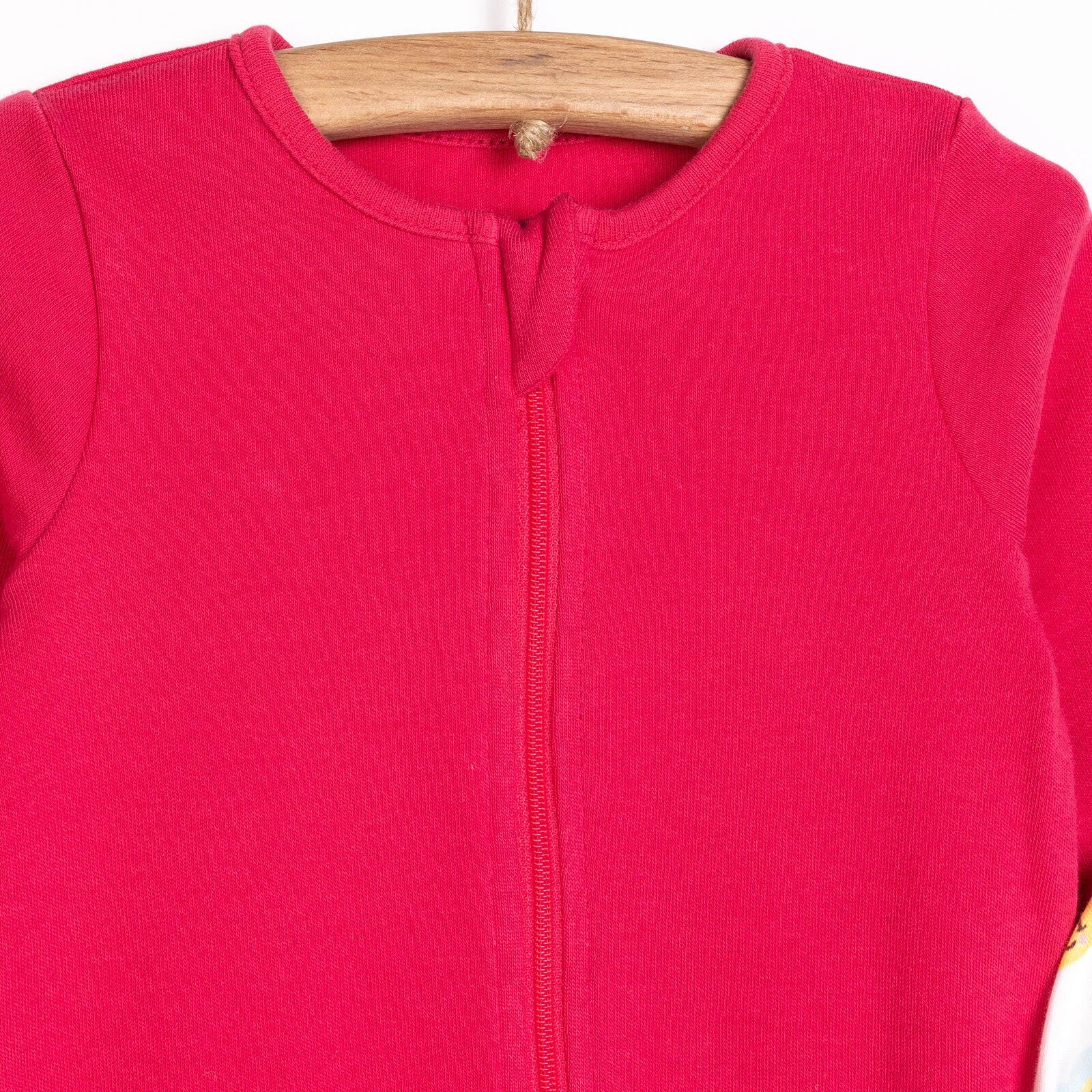 HelloBaby Newborn Footed Romper - Pink - Image 3