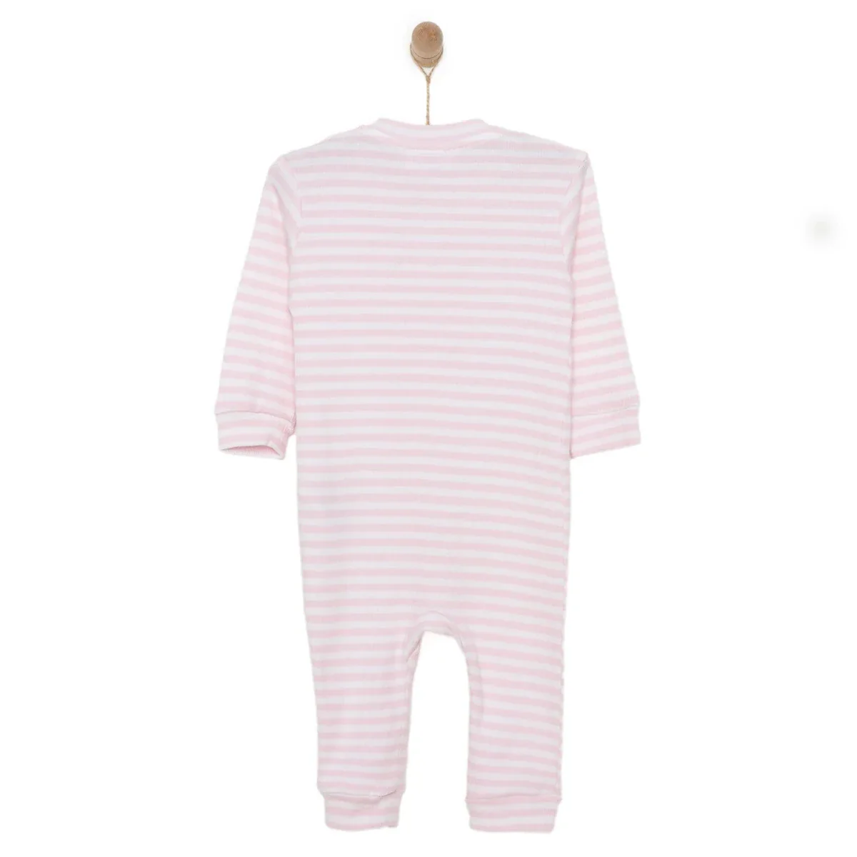 HelloBaby Newborn Footless Jumpsuit - Pink - Image 2