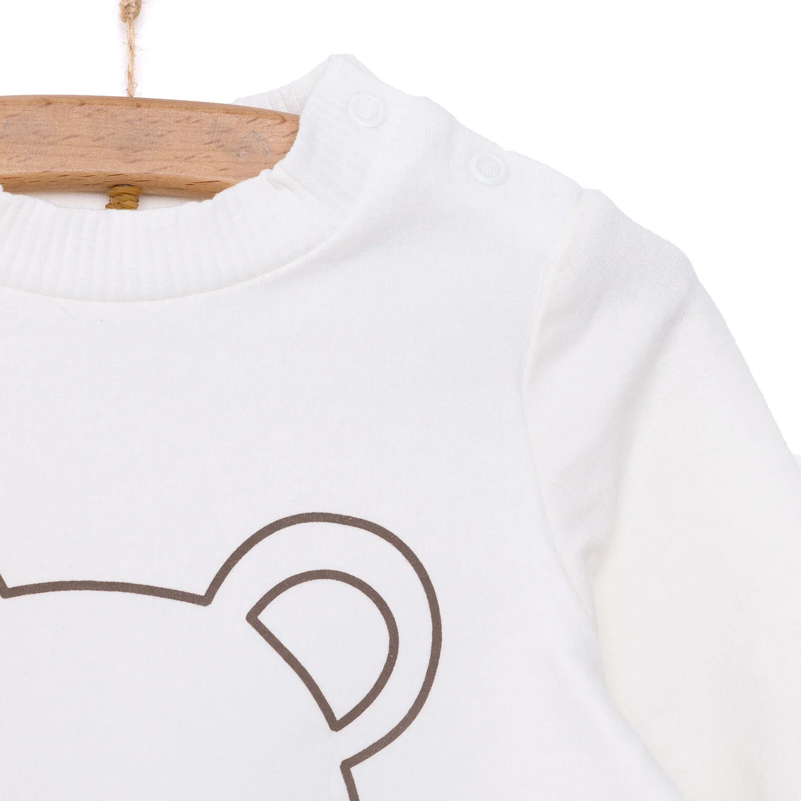 HelloBaby Newborn Girl  Cat Printed Sweatshirt - Image 4