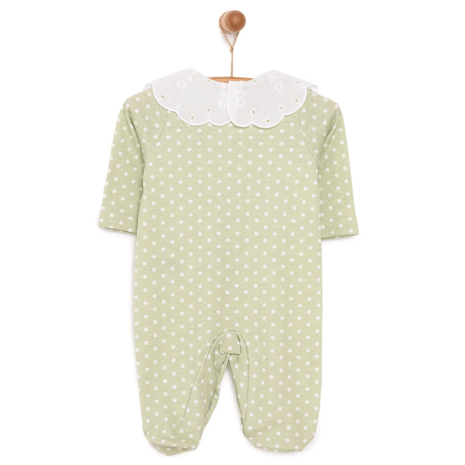 HelloBaby Newborn Girl Footed Jumpsuit - Multicolour - Image 2