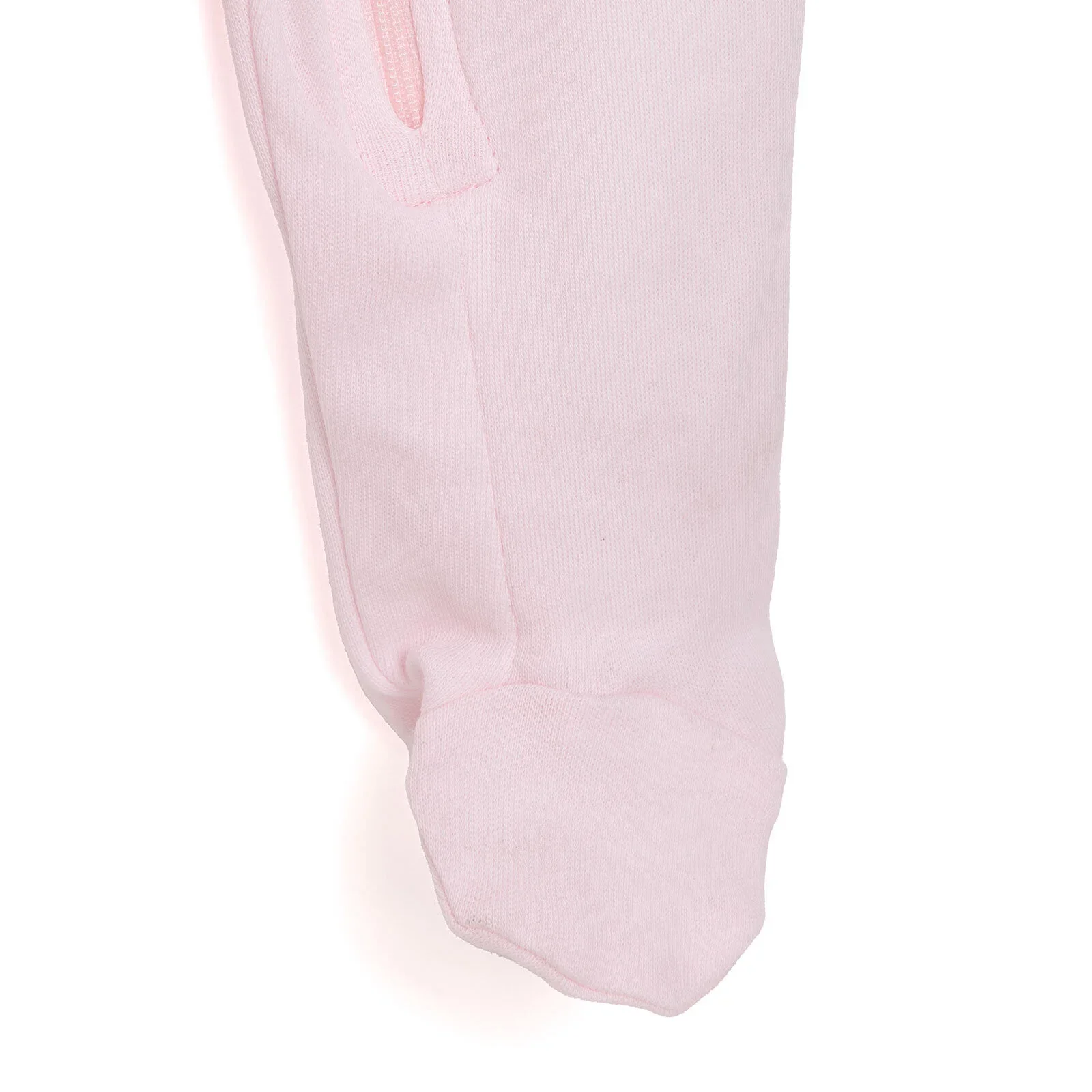 HelloBaby Newborn Girl Footed Jumpsuit - Ecru - Image 8