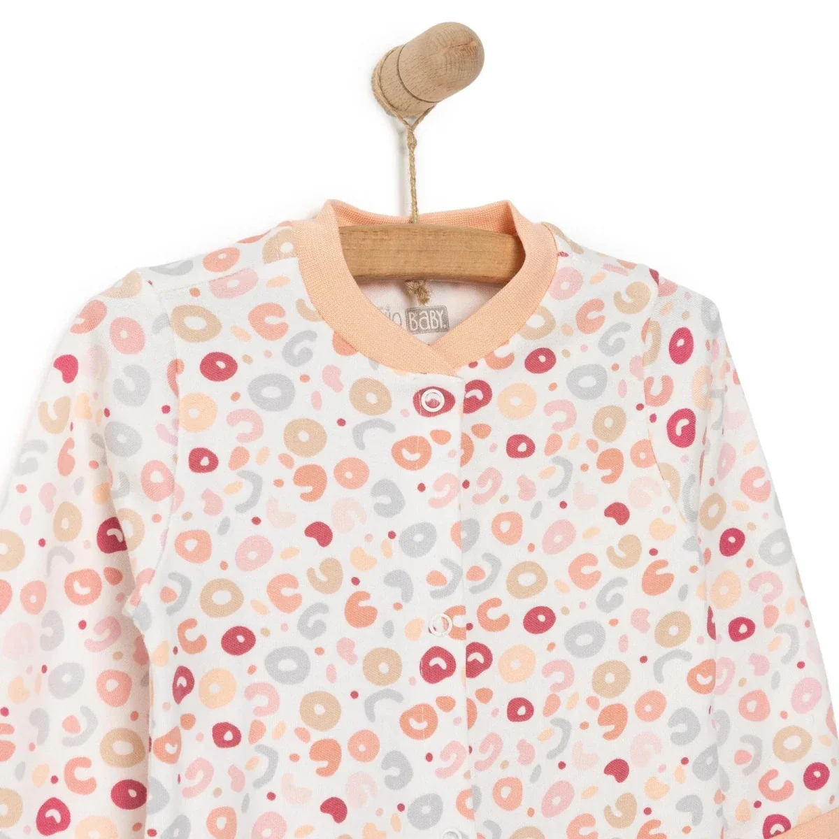 HelloBaby Newborn Girl Jumpsuit - Ecru - Image 3