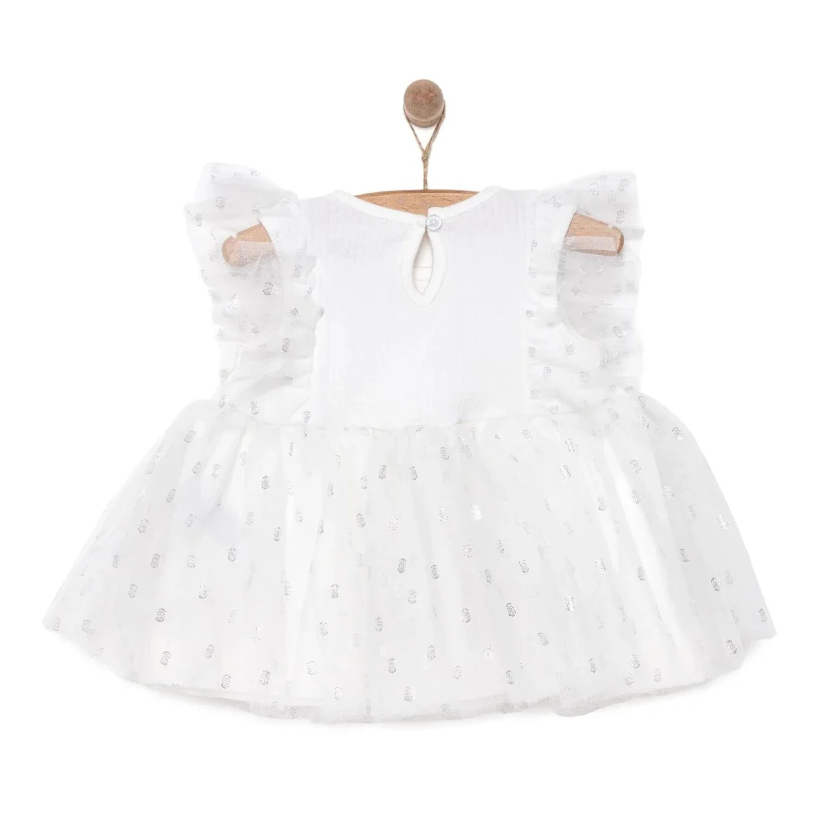 HelloBaby Newborn Girl Special Day Clothing - Ecru - Image 3