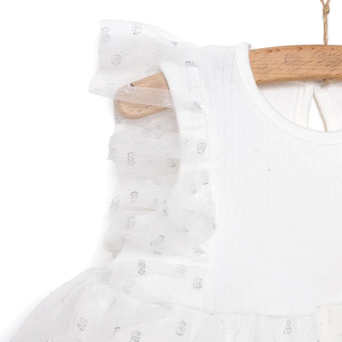 HelloBaby Newborn Girl Special Day Clothing - Ecru - Image 6