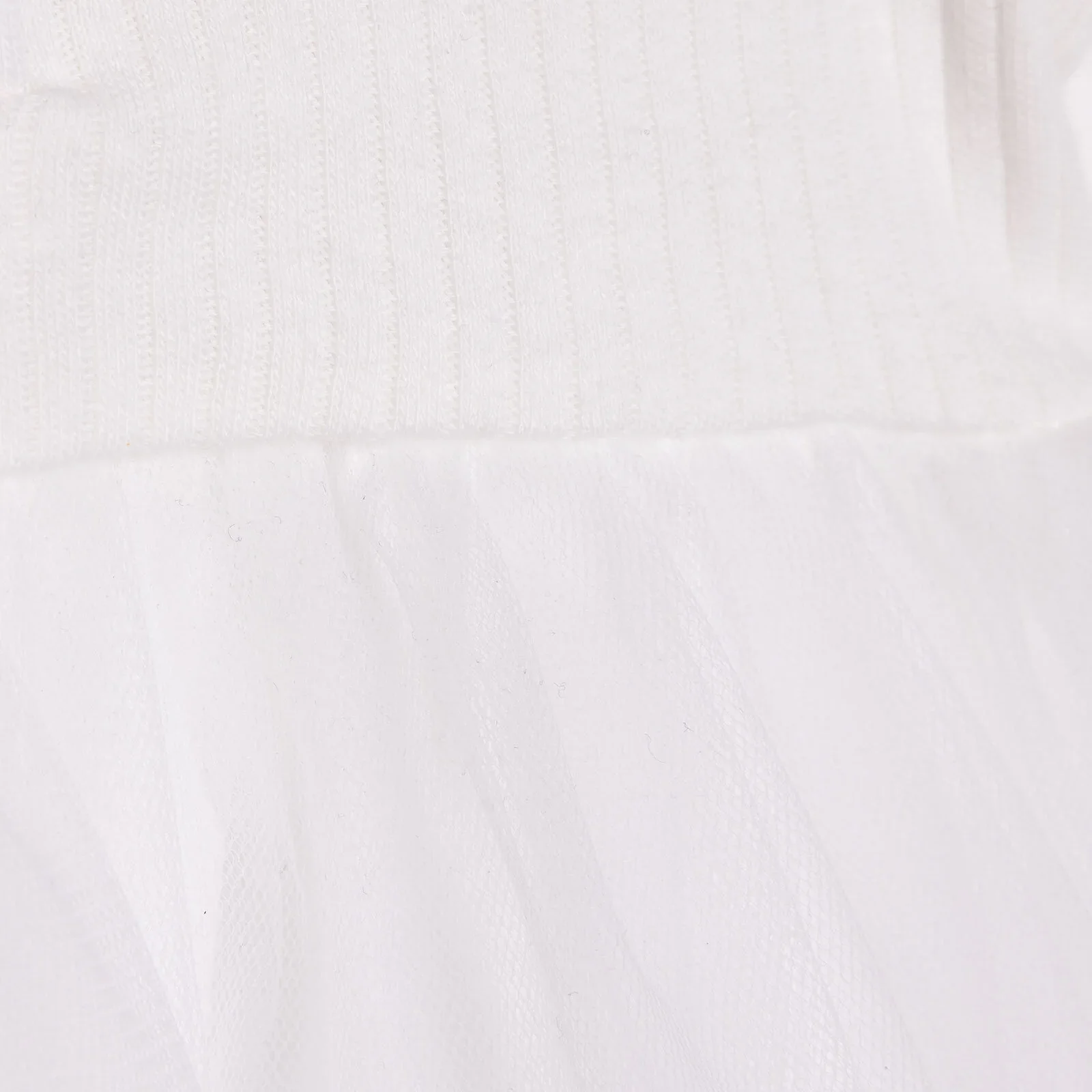 HelloBaby Newborn Girl Tulle Dress - Ecru - Image 7