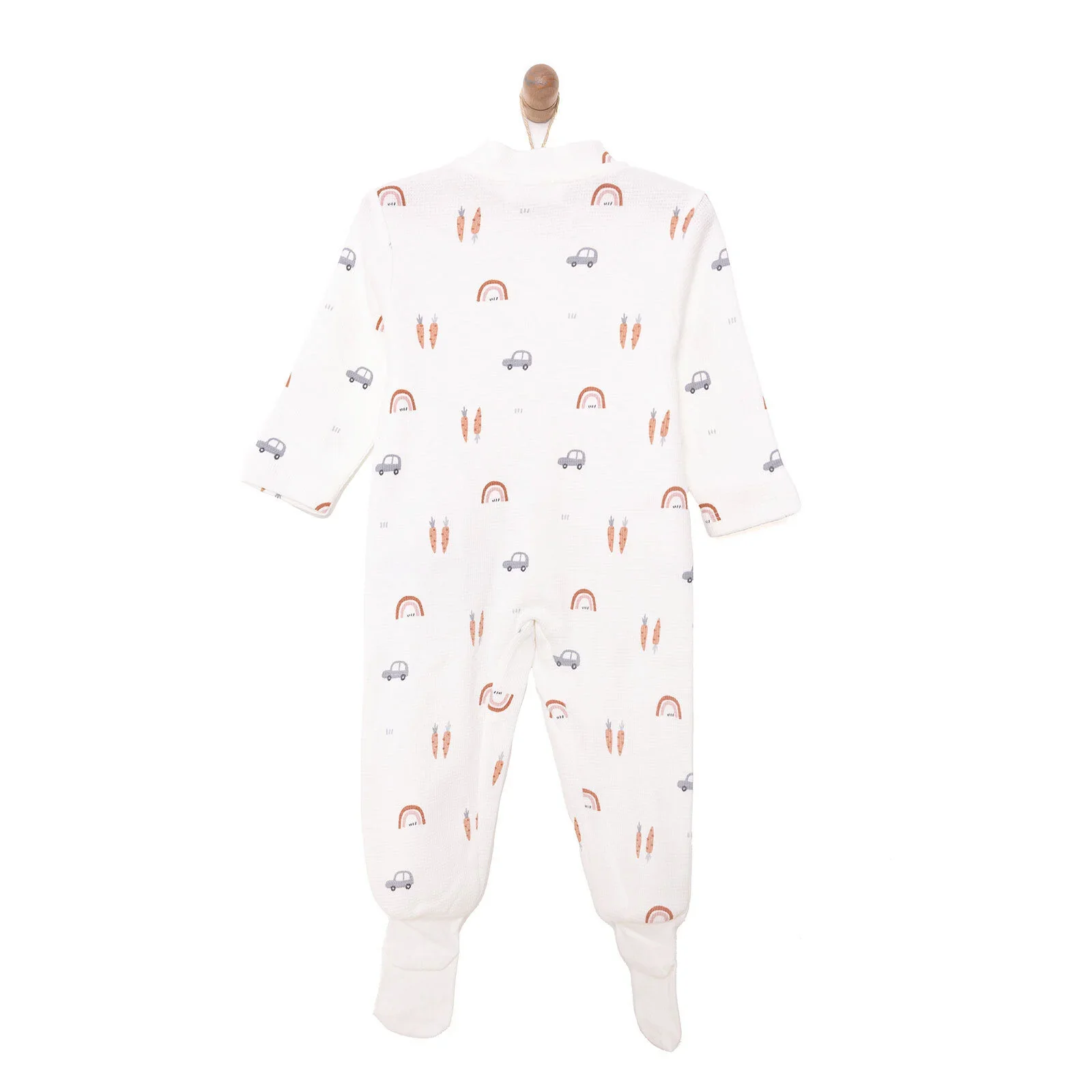 HelloBaby Newborn Jumpsuit - Beige - Image 2