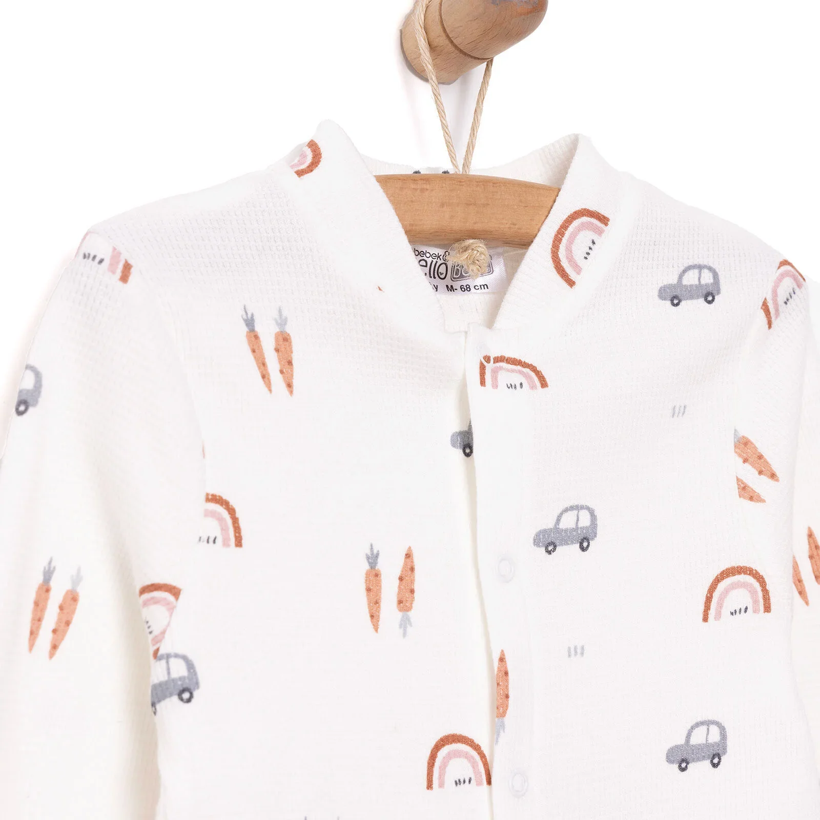 HelloBaby Newborn Jumpsuit - Beige - Image 3