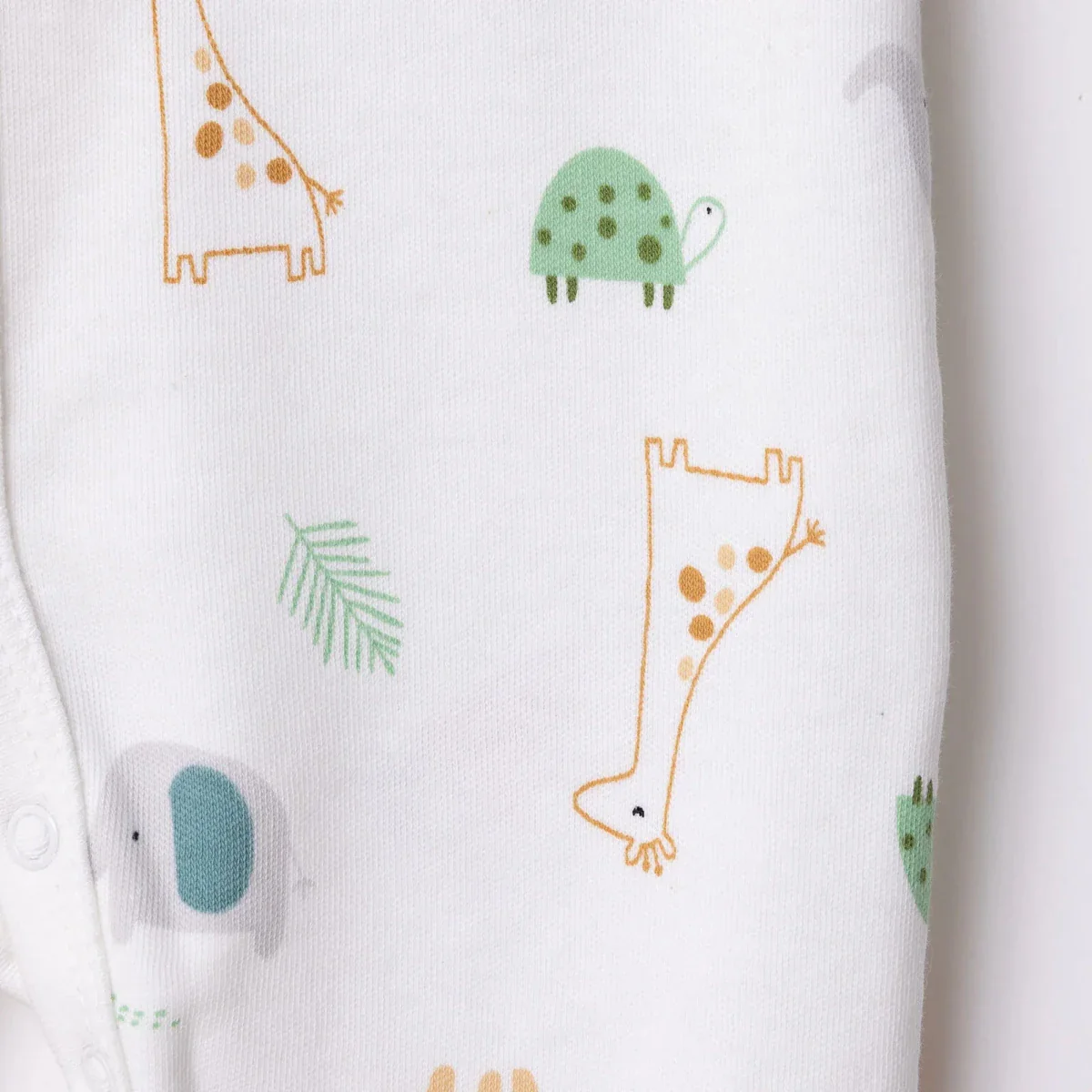 HelloBaby Newborn Jumpsuit-Hat - Ecru Printed - Image 5