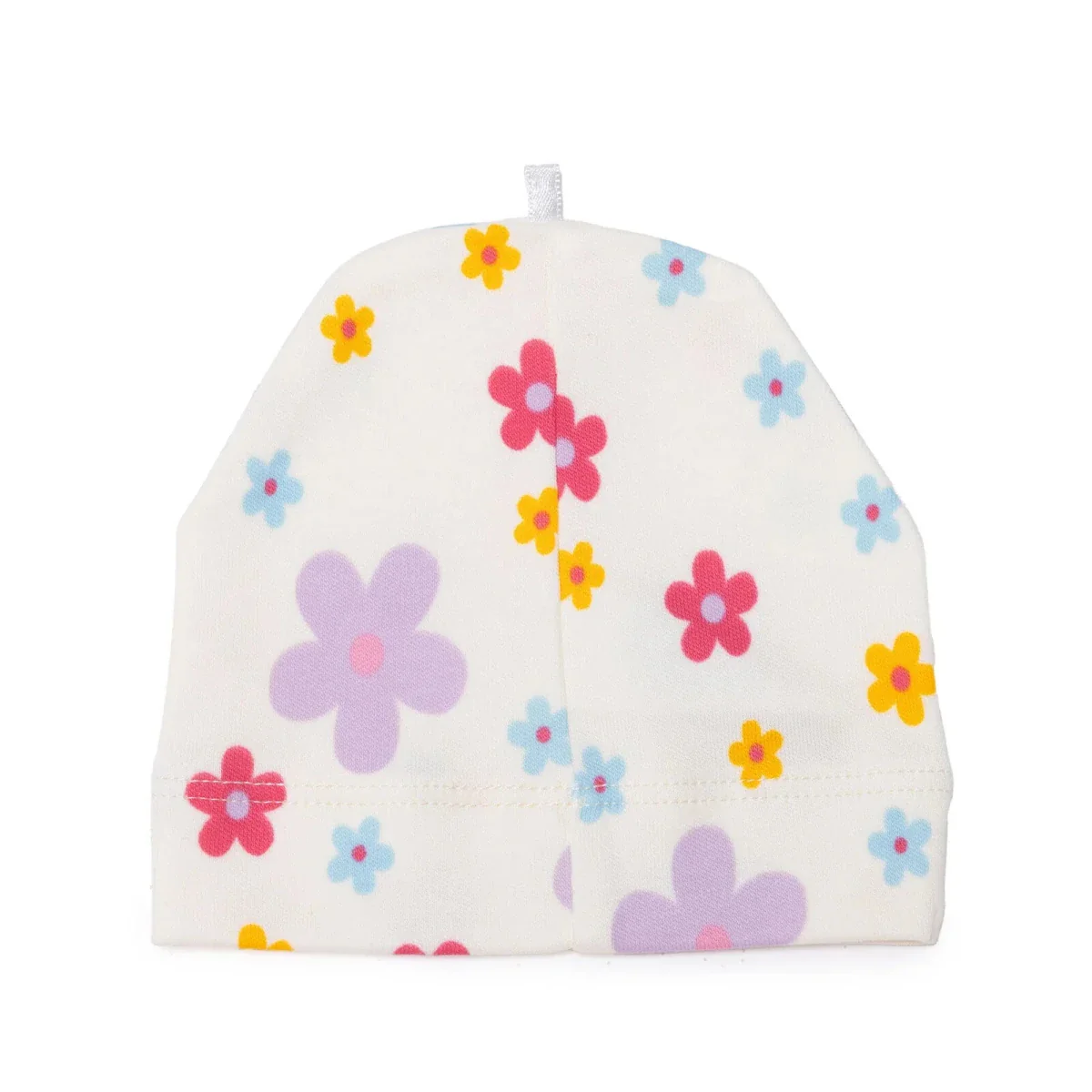 HelloBaby Newborn Jumpsuit-Hat - Beige Printed - Image 3
