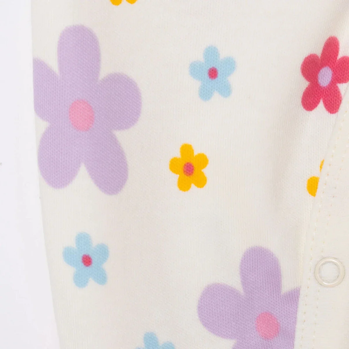 HelloBaby Newborn Jumpsuit-Hat - Beige Printed - Image 7