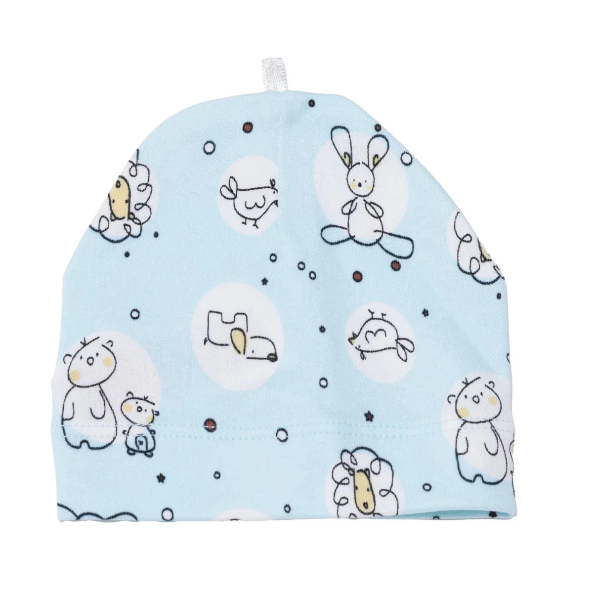 HelloBaby Newborn Jumpsuit-Hat - Light Blue - Image 3