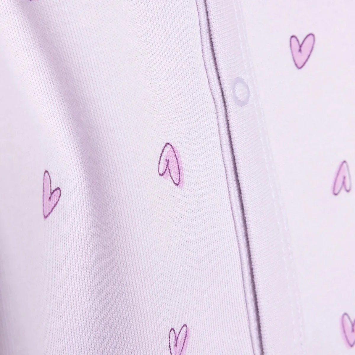 HelloBaby Newborn Jumpsuit-Hat - Lilac Printed - Image 5