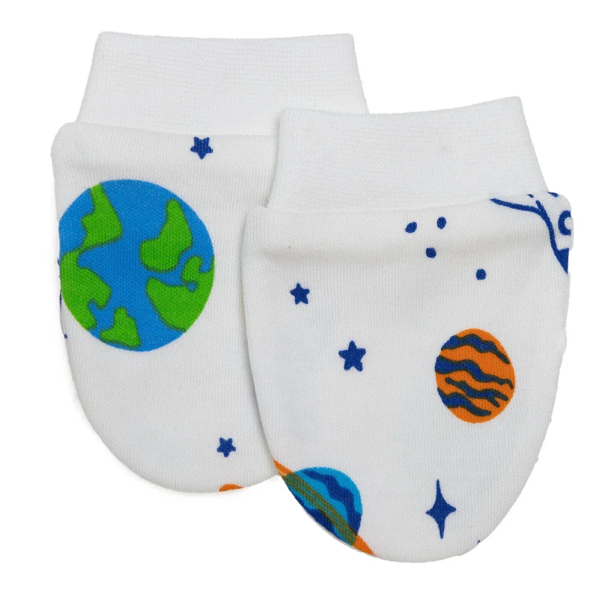 HelloBaby Newborn Mittens - Ecru - Image 3