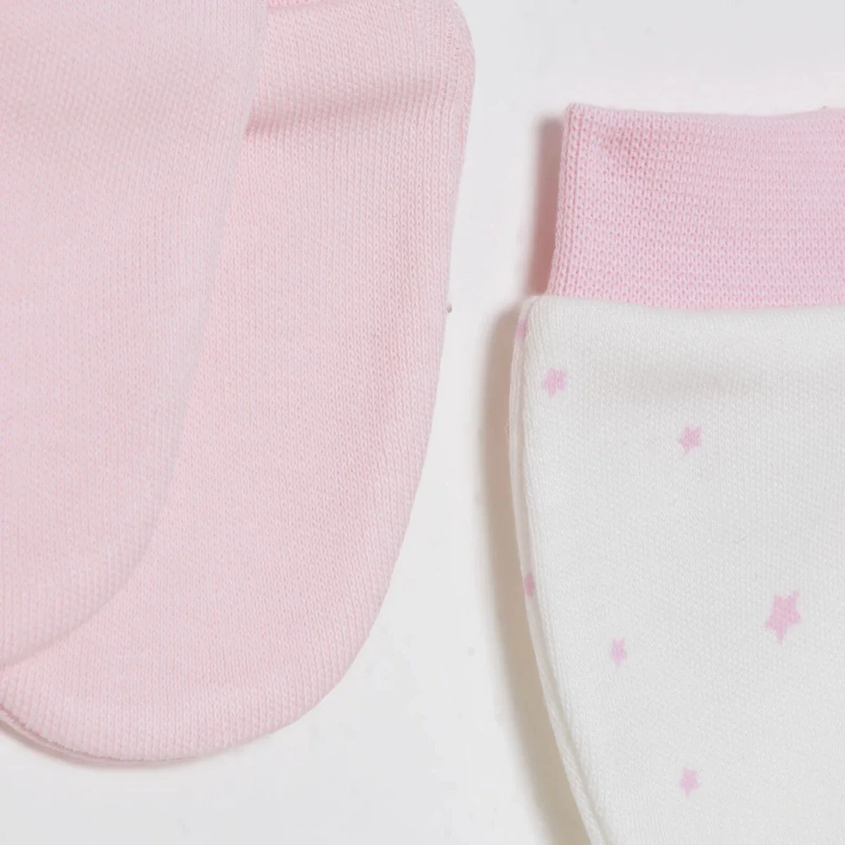 HelloBaby Newborn Mittens - Light Pink - Image 3