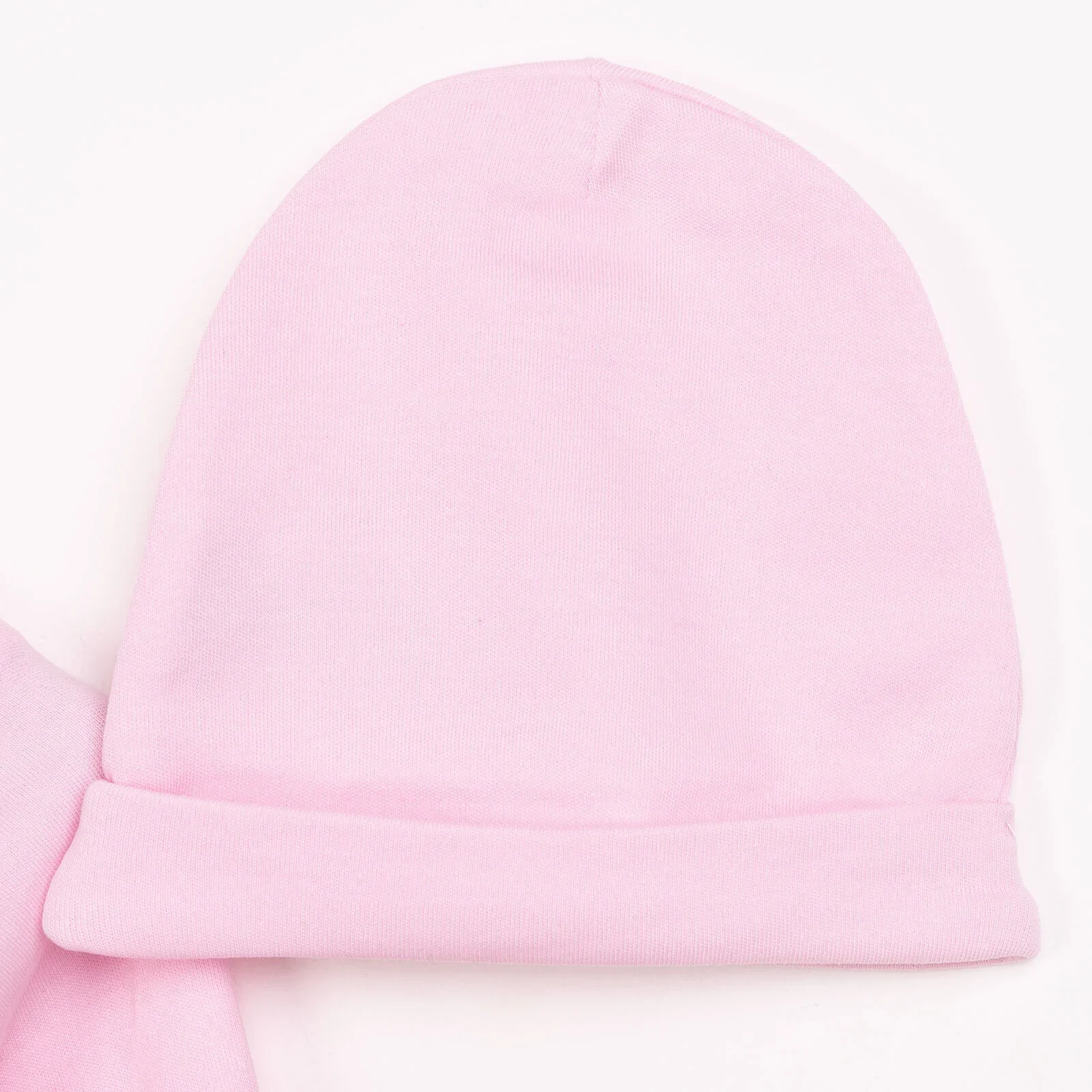 HelloBaby Newborn Organic Wrapover Top-Hat - Pink - Image 5