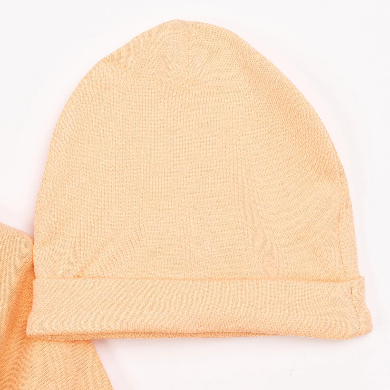 HelloBaby Newborn Organic Wrapover Top-Hat - Orange - Image 6