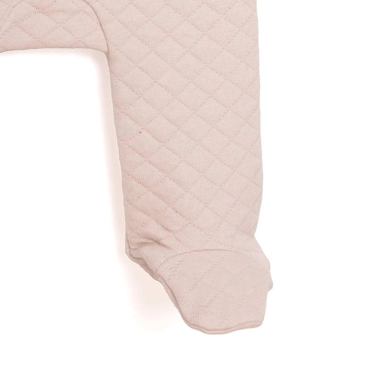 HelloBaby Newborn Quilted Sweatshirt-Footed Bottom - Grey - Image 7