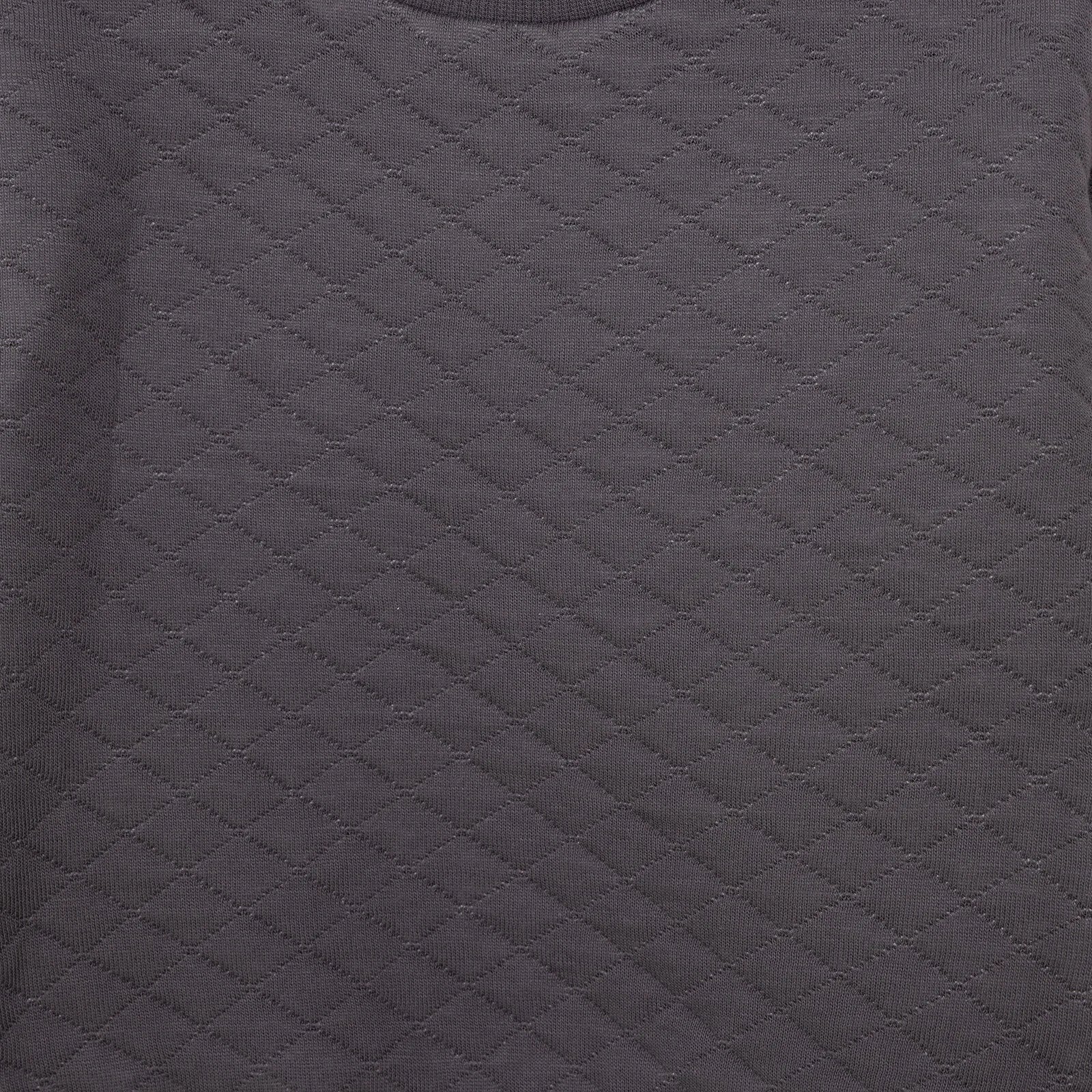 HelloBaby Newborn Quilted Sweatshirt-Footed Bottom - Charcoal - Image 5