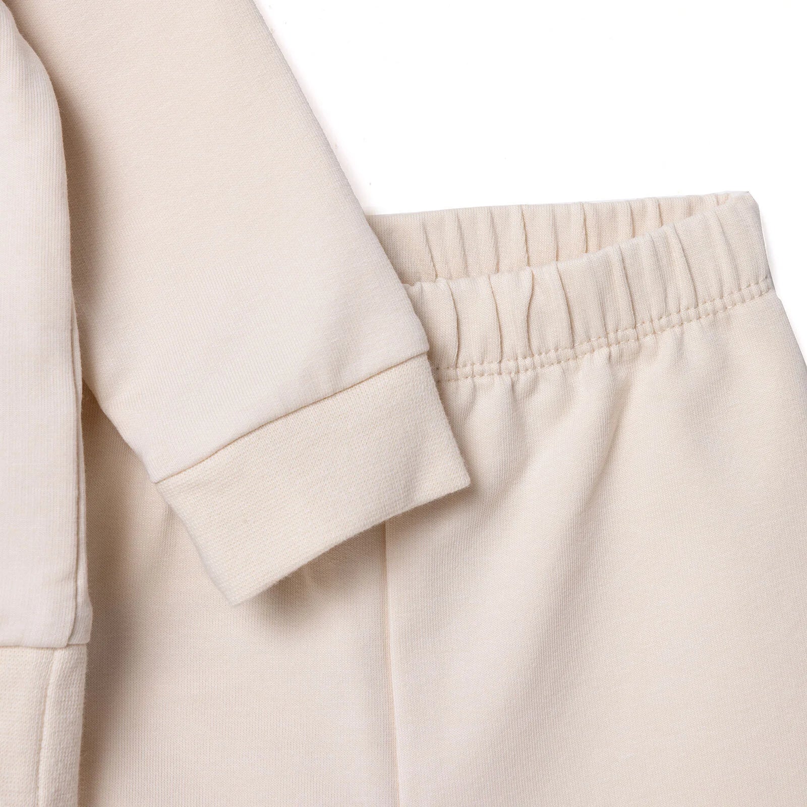 HelloBaby Newborn Sweatshirt-Footless Bottom - Beige - Image 7