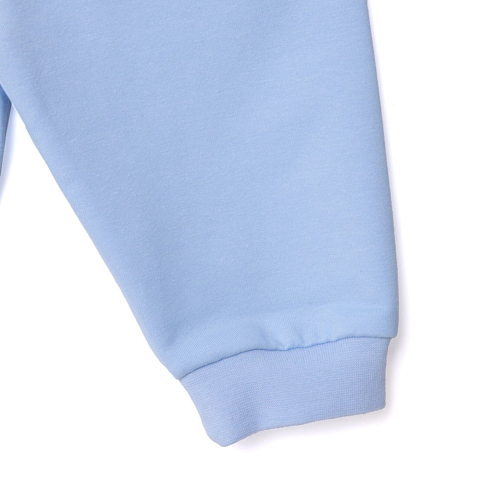 HelloBaby Newborn Sweatshirt-Footless Bottom - Light Blue - Image 8