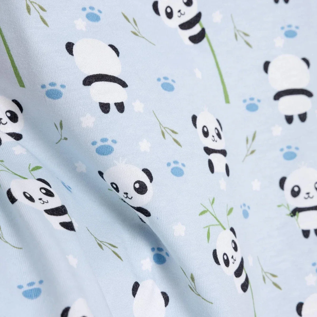 HelloBaby Newborn T-Shirt Shorts - Blue Printed - Image 6