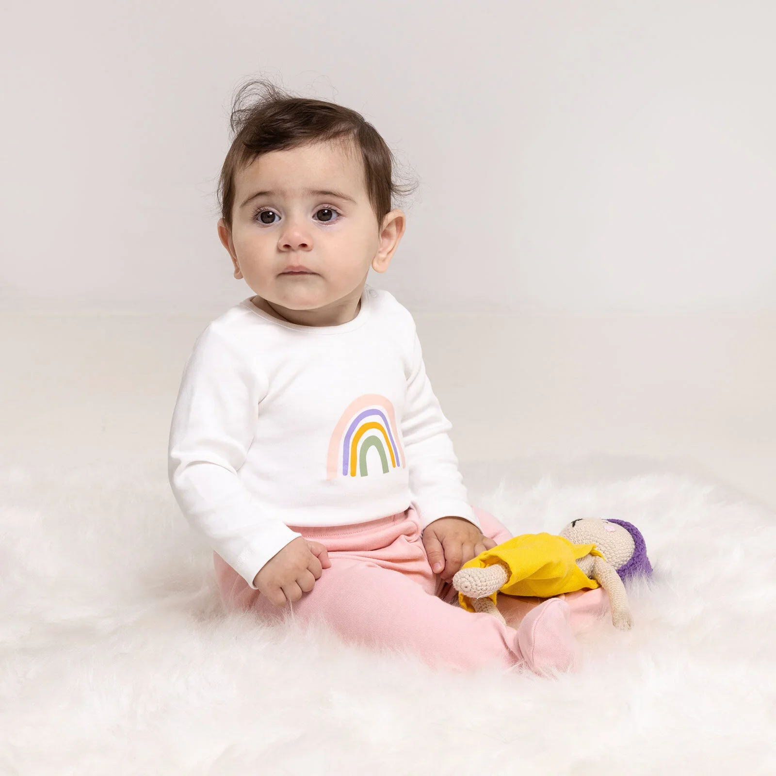 HelloBaby Newborn Unisex 4 pcs Starter Set - Light Pink - Image 2