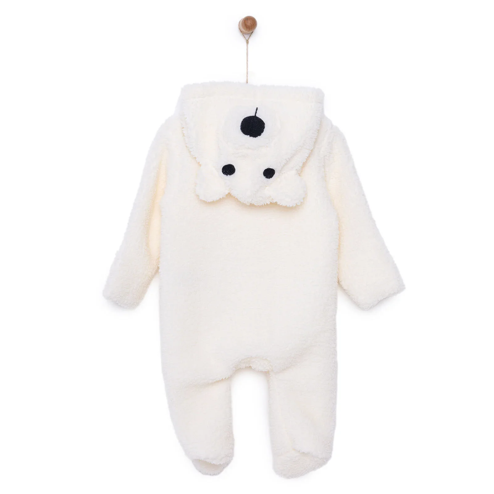 HelloBaby Newborn Unisex Baby Jumpsuit - Ecru - Image 2