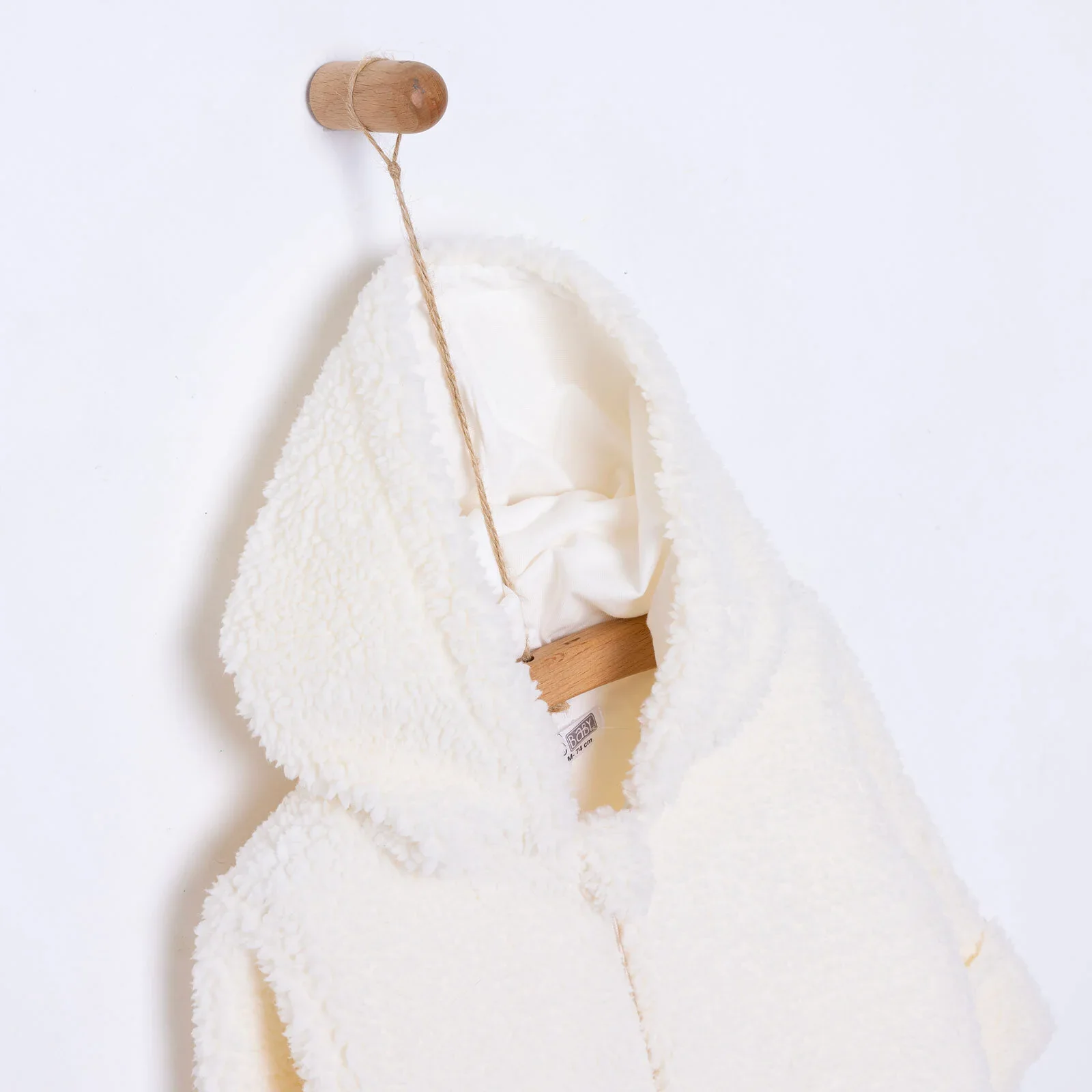 HelloBaby Newborn Unisex Baby Jumpsuit - Ecru - Image 4