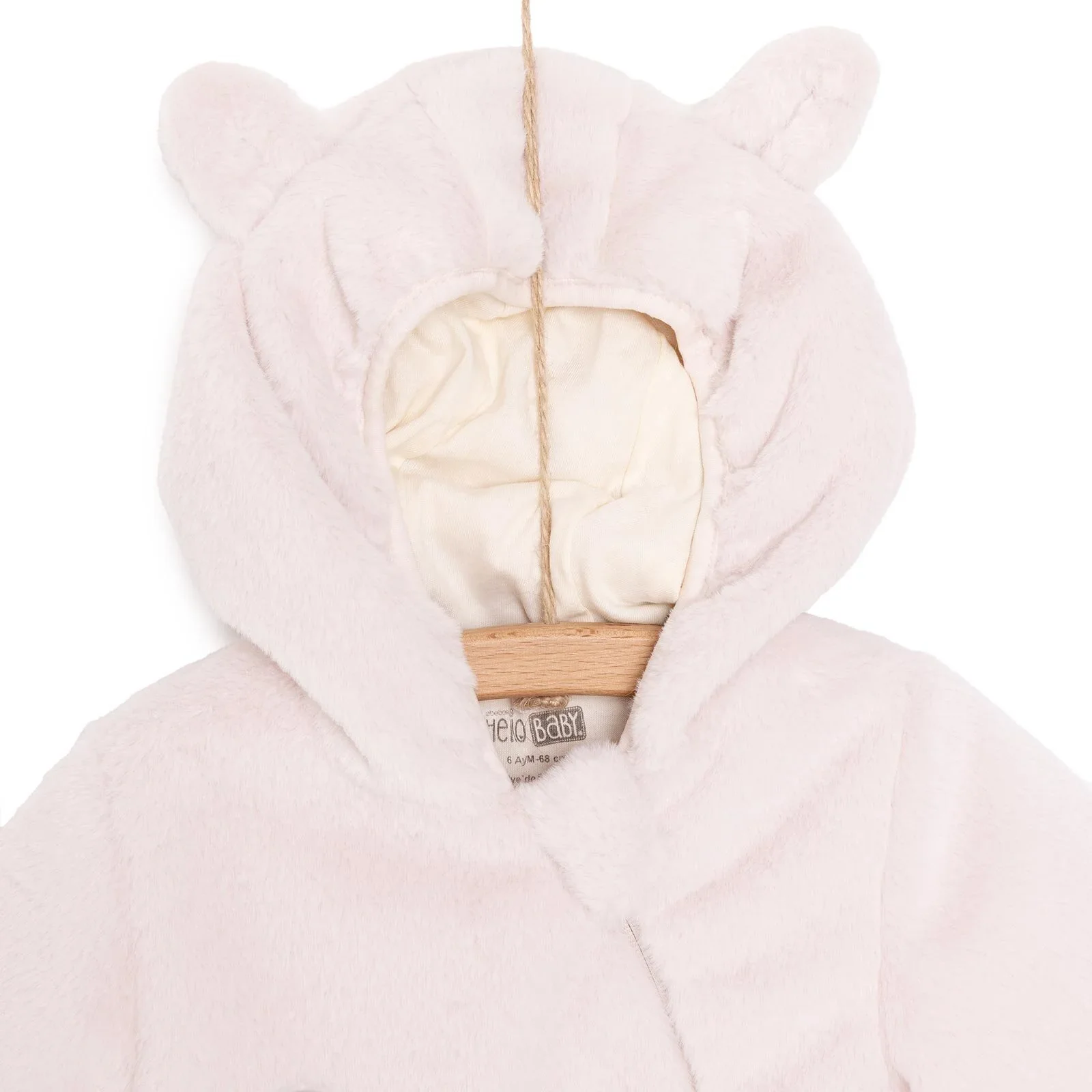 HelloBaby Newborn Unisex Baby Jumpsuit - Beige - Image 4