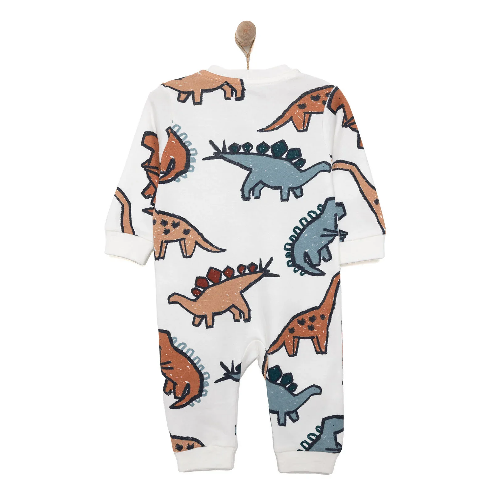 HelloBaby Newborn Unisex Jumpsuit - Ecru - Image 2