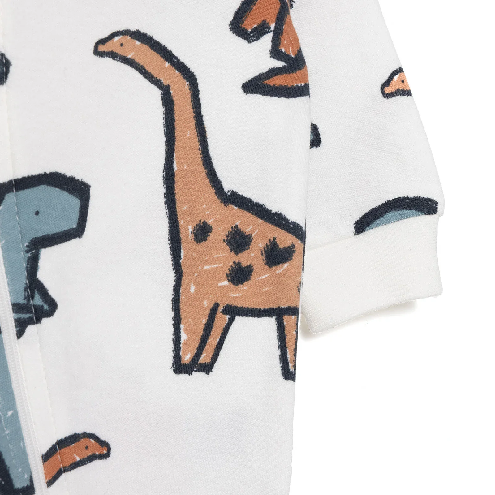 HelloBaby Newborn Unisex Jumpsuit - Ecru - Image 6