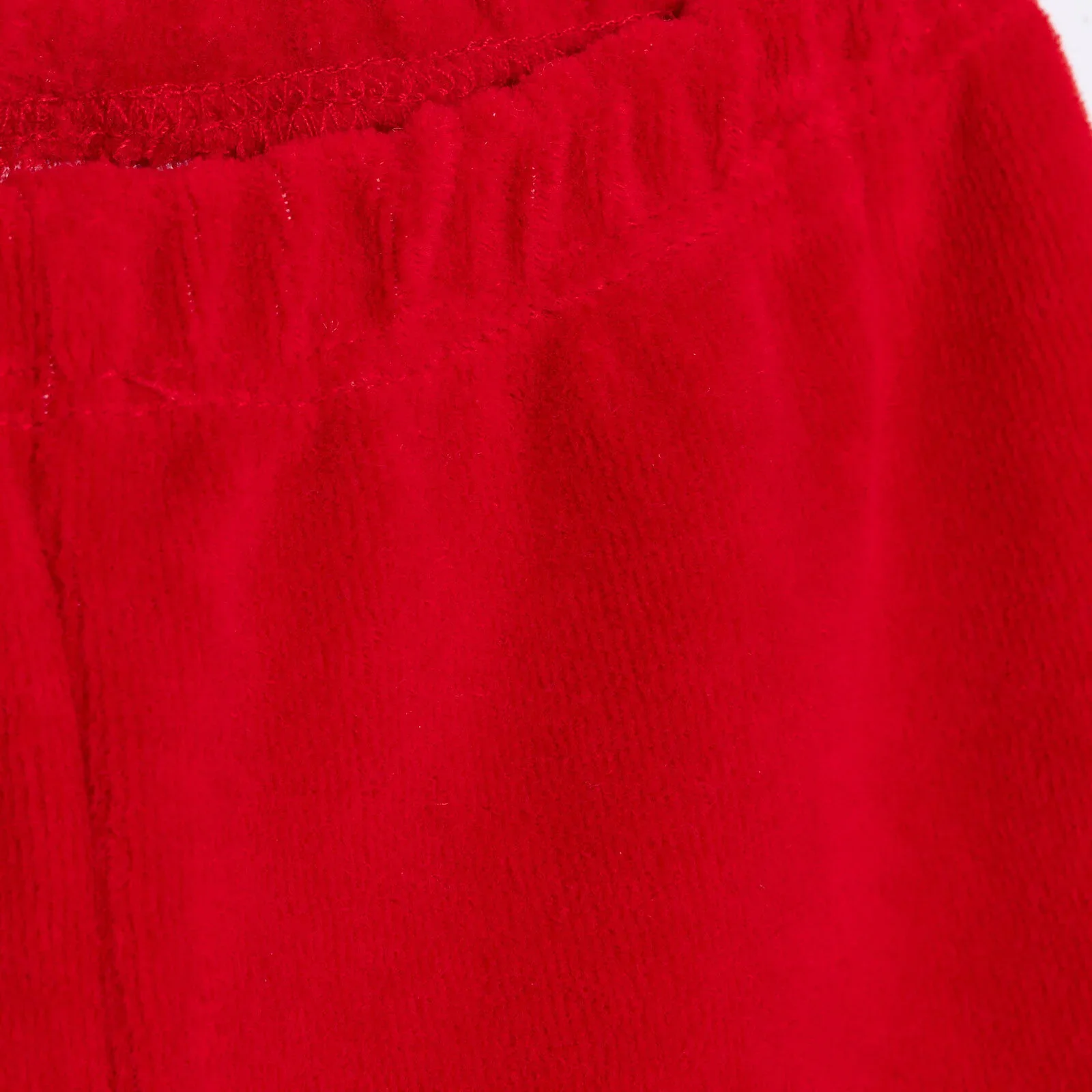HelloBaby Newborn Velvet Footed Bottom - Red - Image 4