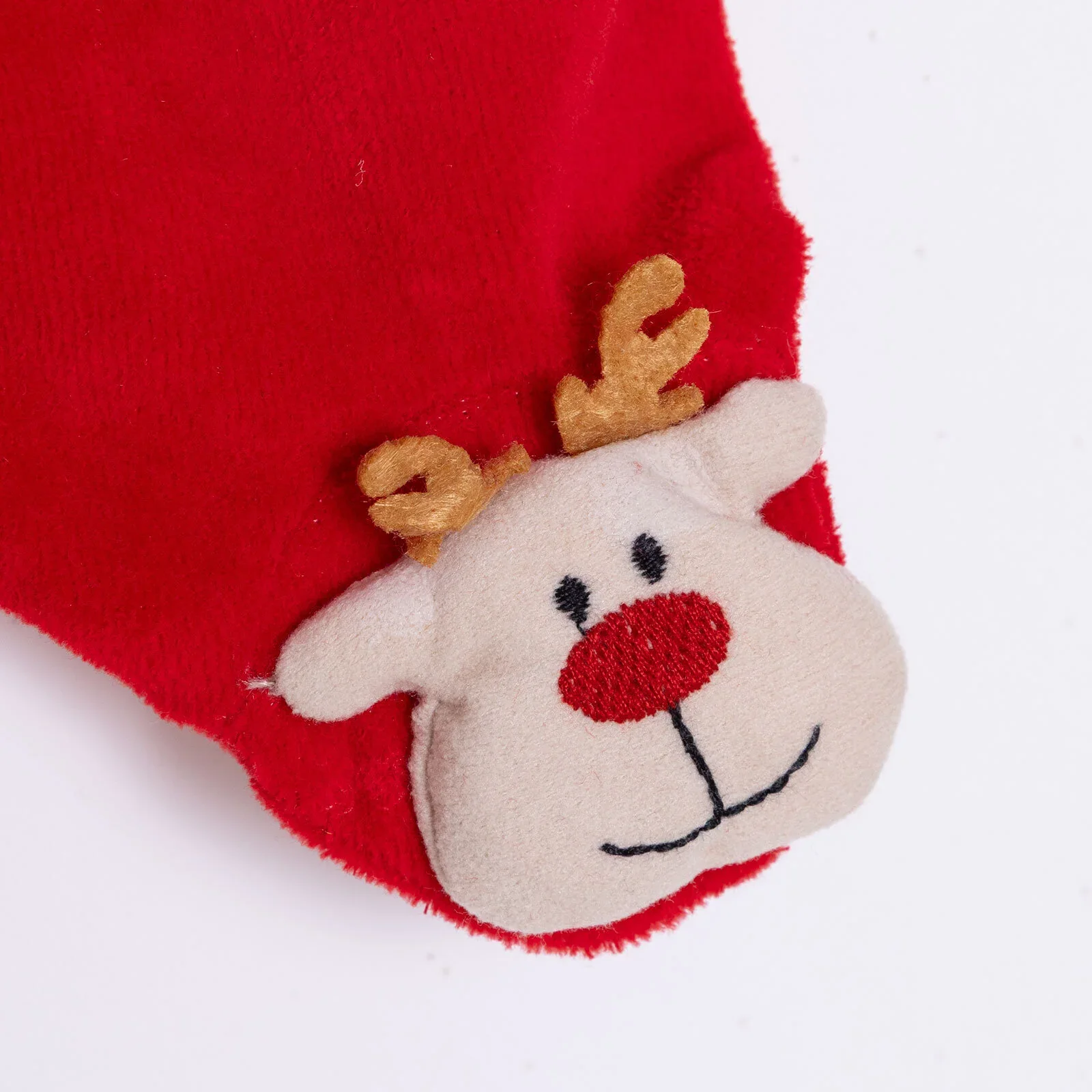 HelloBaby Newborn Velvet Footed Bottom - Red - Image 6