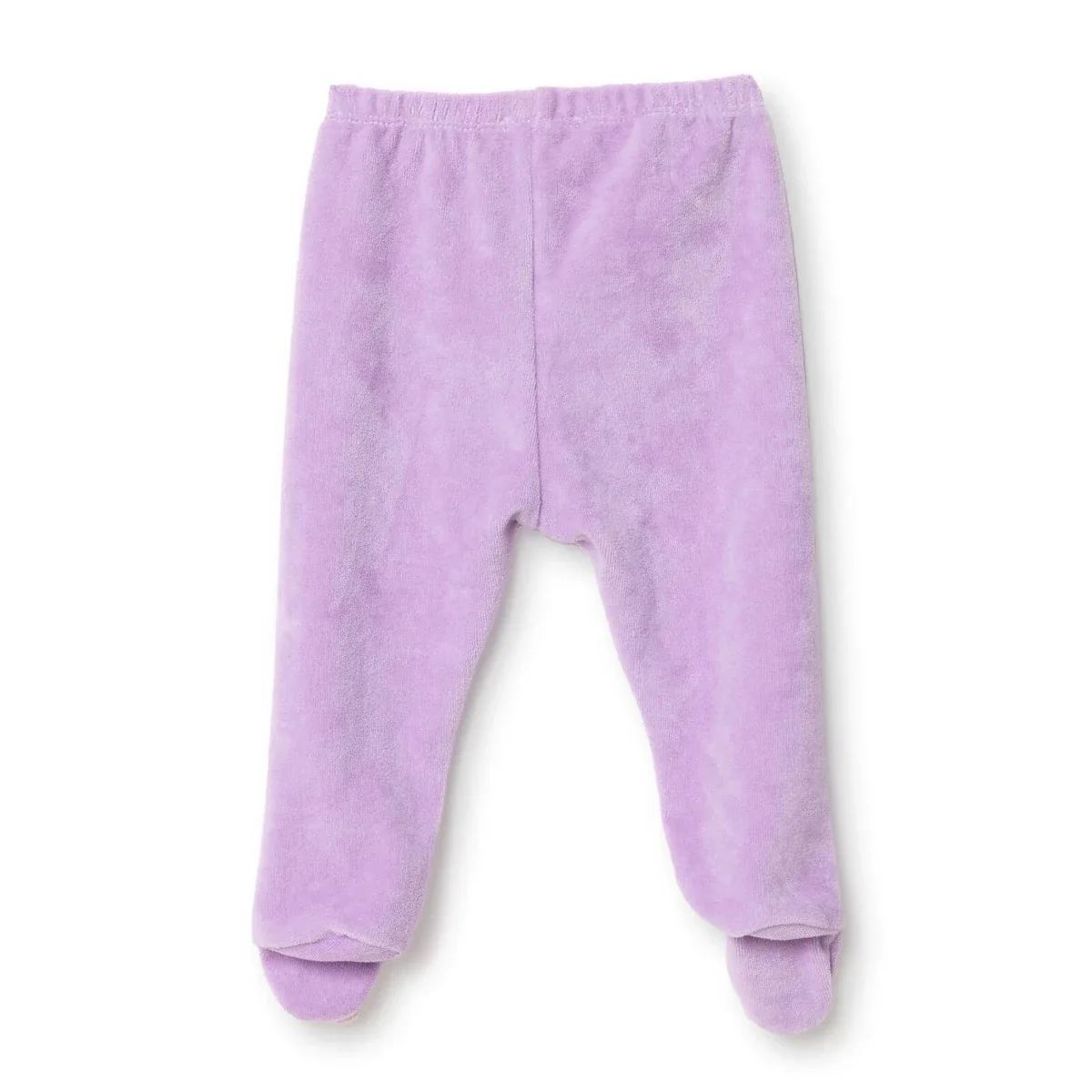 HelloBaby Newborn Velvet Footed Bottom - Lilac - Image 2