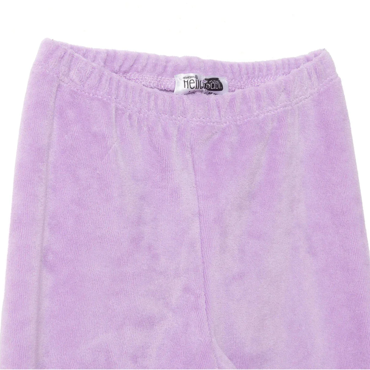 HelloBaby Newborn Velvet Footed Bottom - Lilac - Image 3