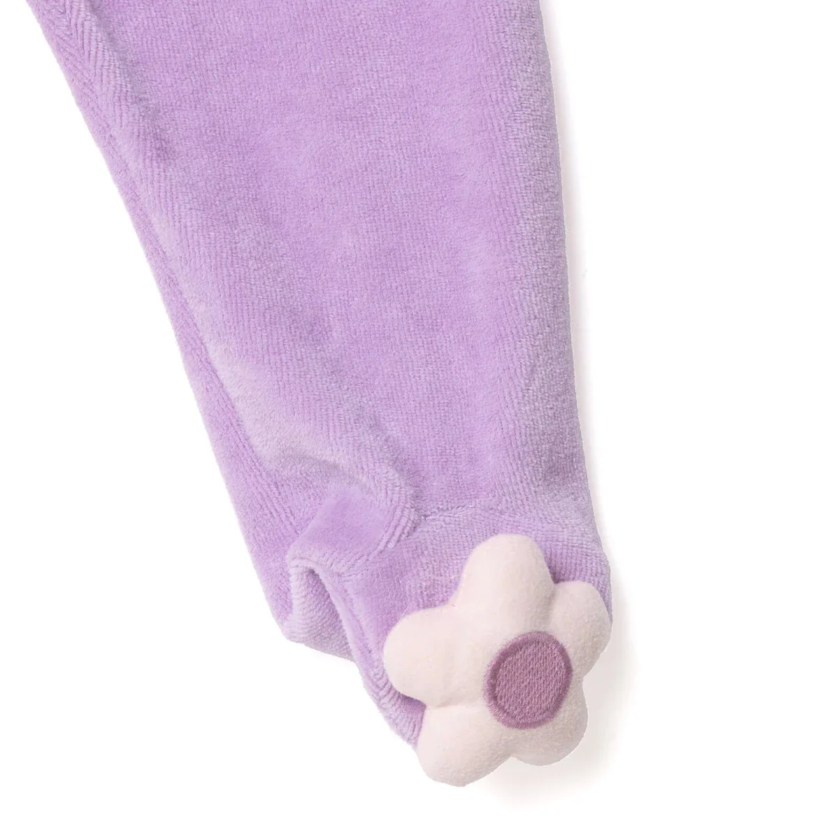 HelloBaby Newborn Velvet Footed Bottom - Lilac - Image 4