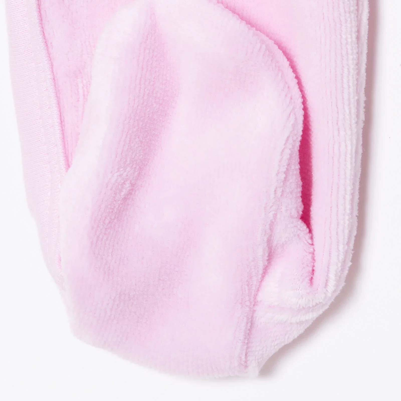 HelloBaby Newborn Velvet Footed Jumpsuit - Pink - Image 5