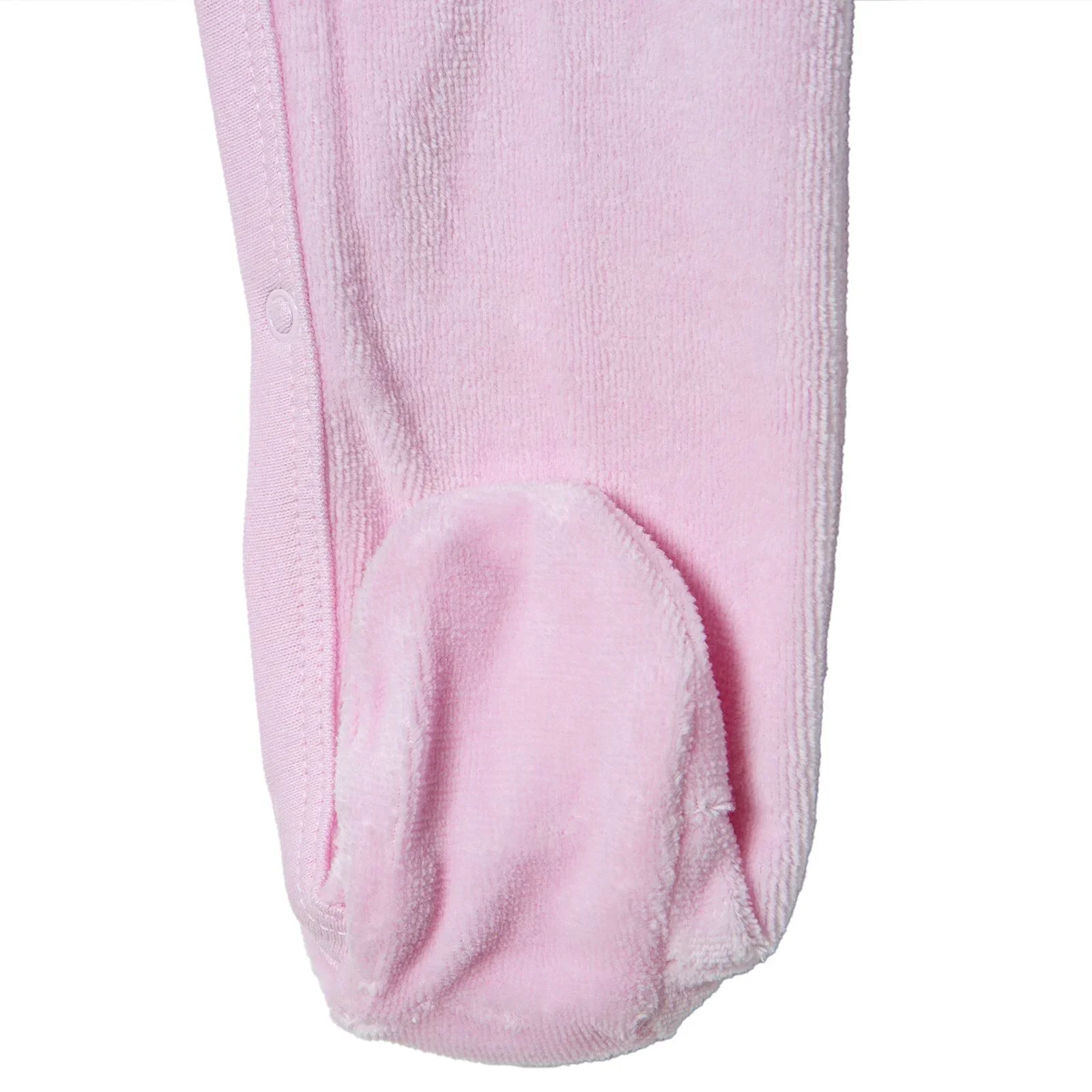 HelloBaby Newborn Velvet Footed Jumpsuit - Pink - Image 7