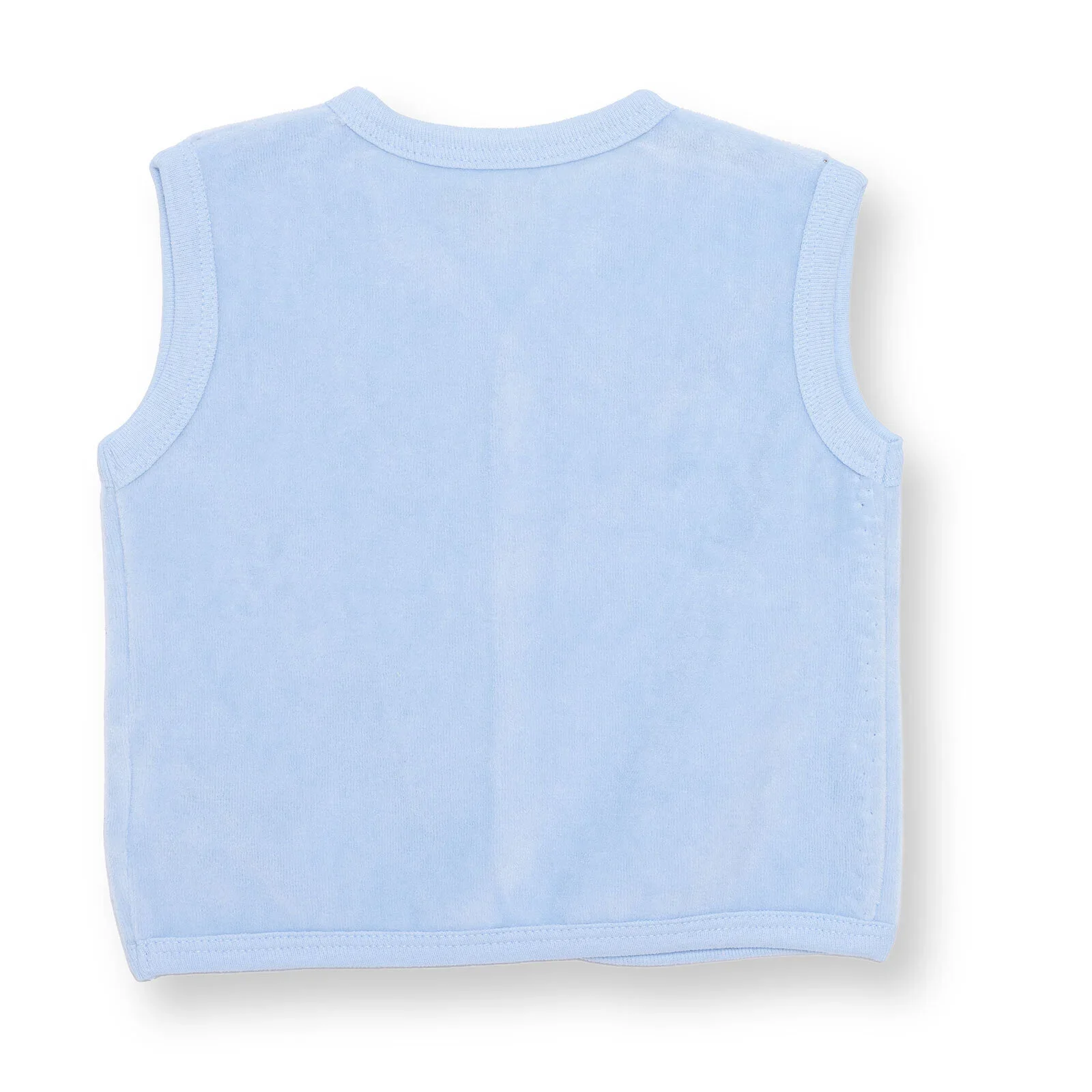 HelloBaby Newborn Vest - Light Blue - Image 2