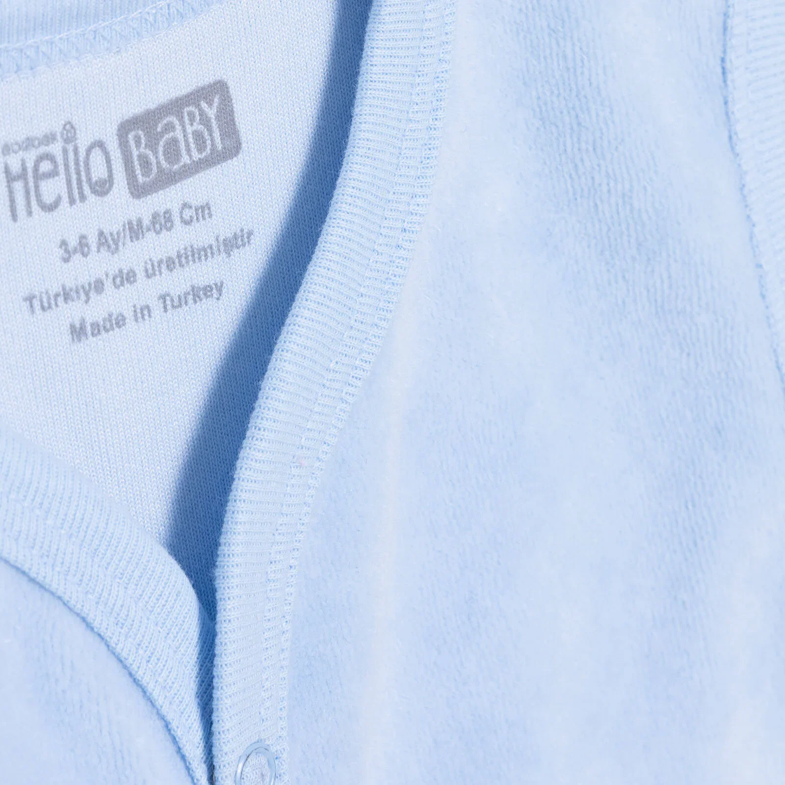 HelloBaby Newborn Vest - Light Blue - Image 3