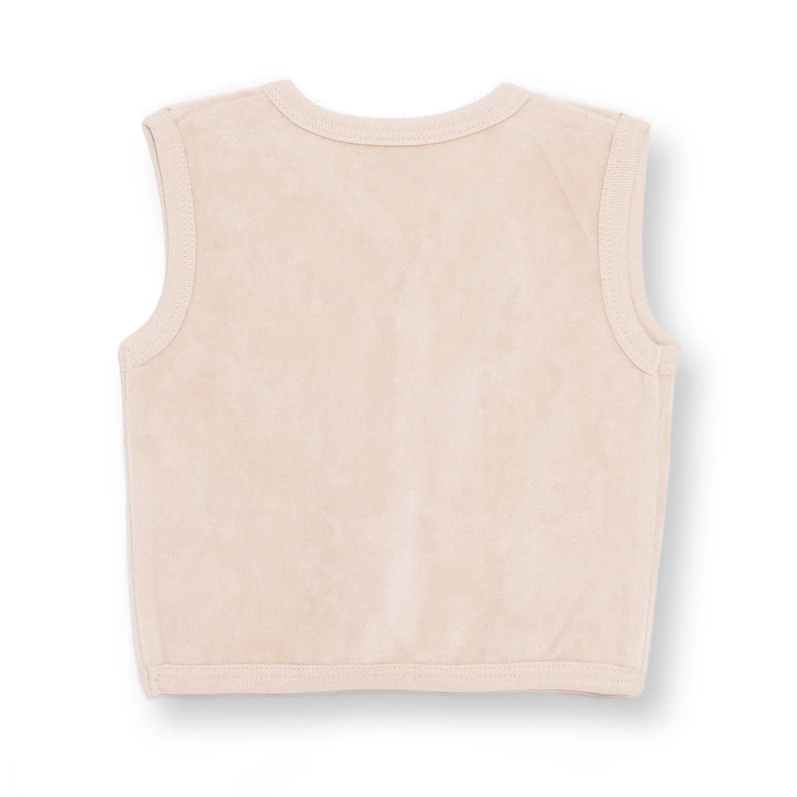 HelloBaby Newborn Vest - Beige - Image 2
